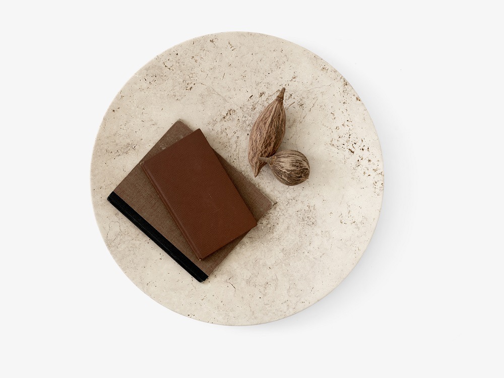 Collect Plate SC55 Schale Travertine AndTradition