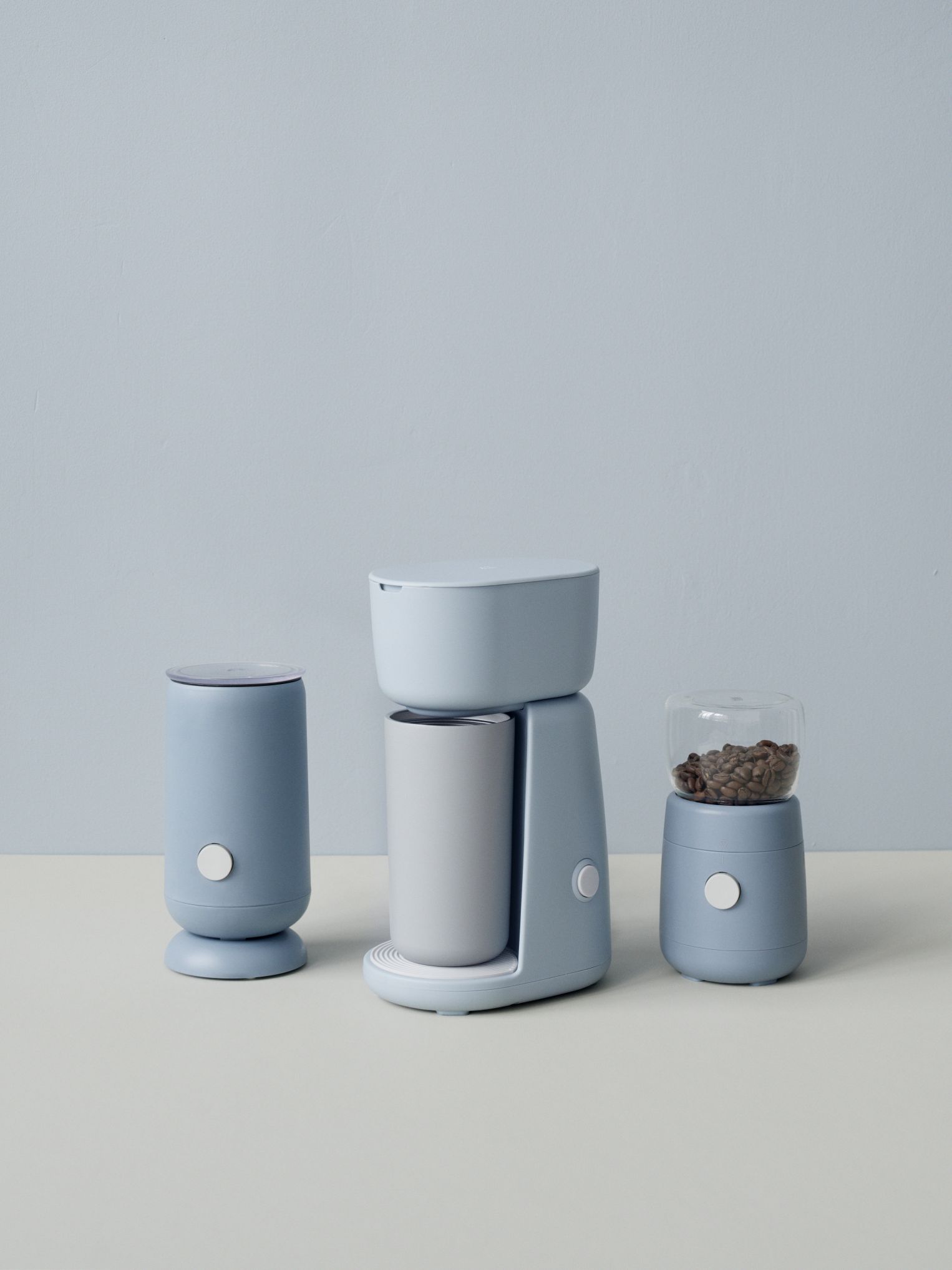 FOODIE Solo-Kaffeemaschine hellblau RIG TIG by Stelton EINZELSTÜCK