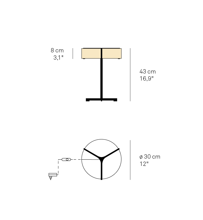 Thesis Table LED Tischleuchte LZF Lamps