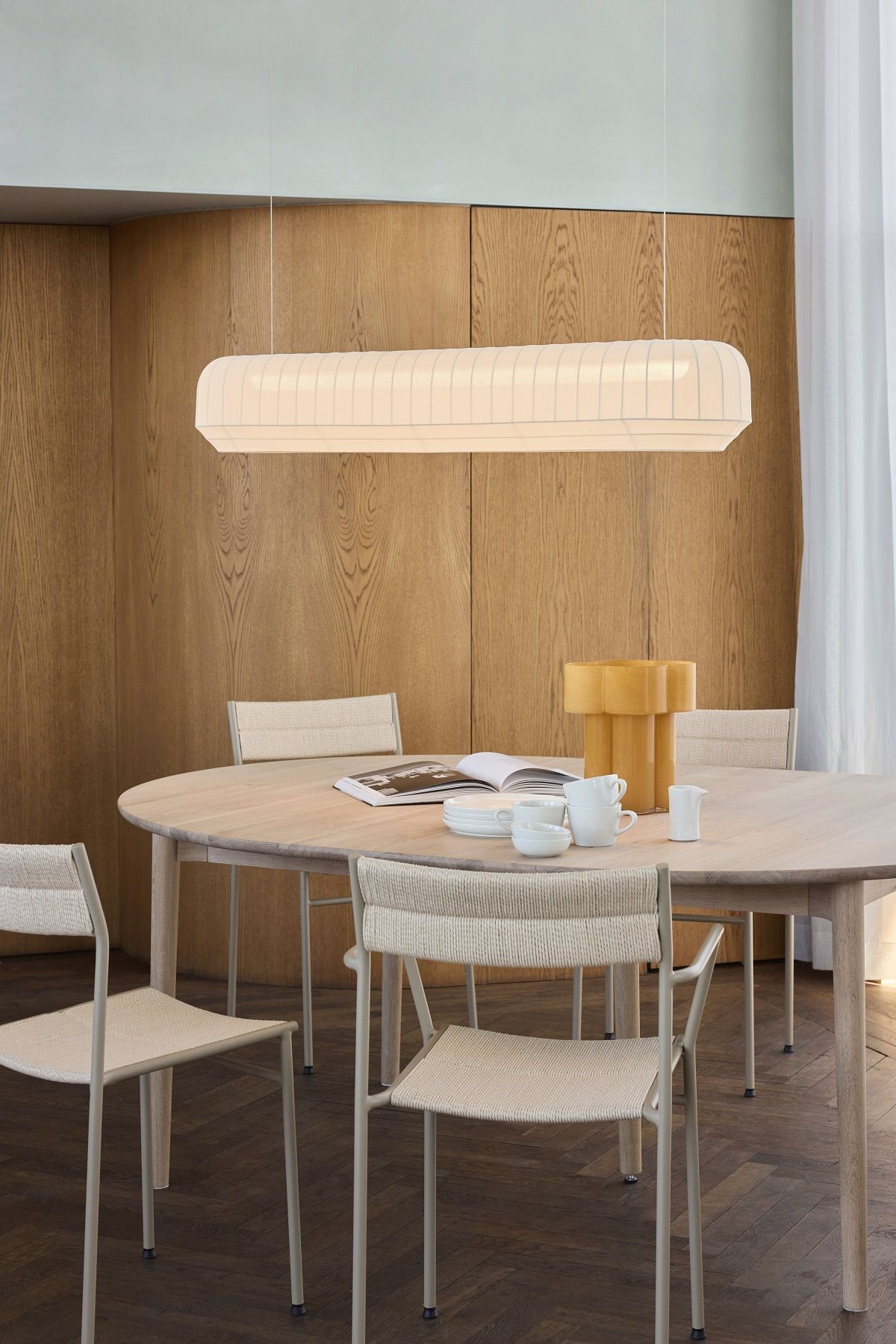 Expand Dining table Circular Ausziehtisch / Esstisch Northern