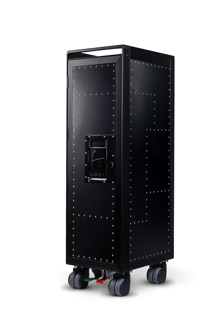 Rivet Rocker Black Classic Flugzeugtrolley Bordbar