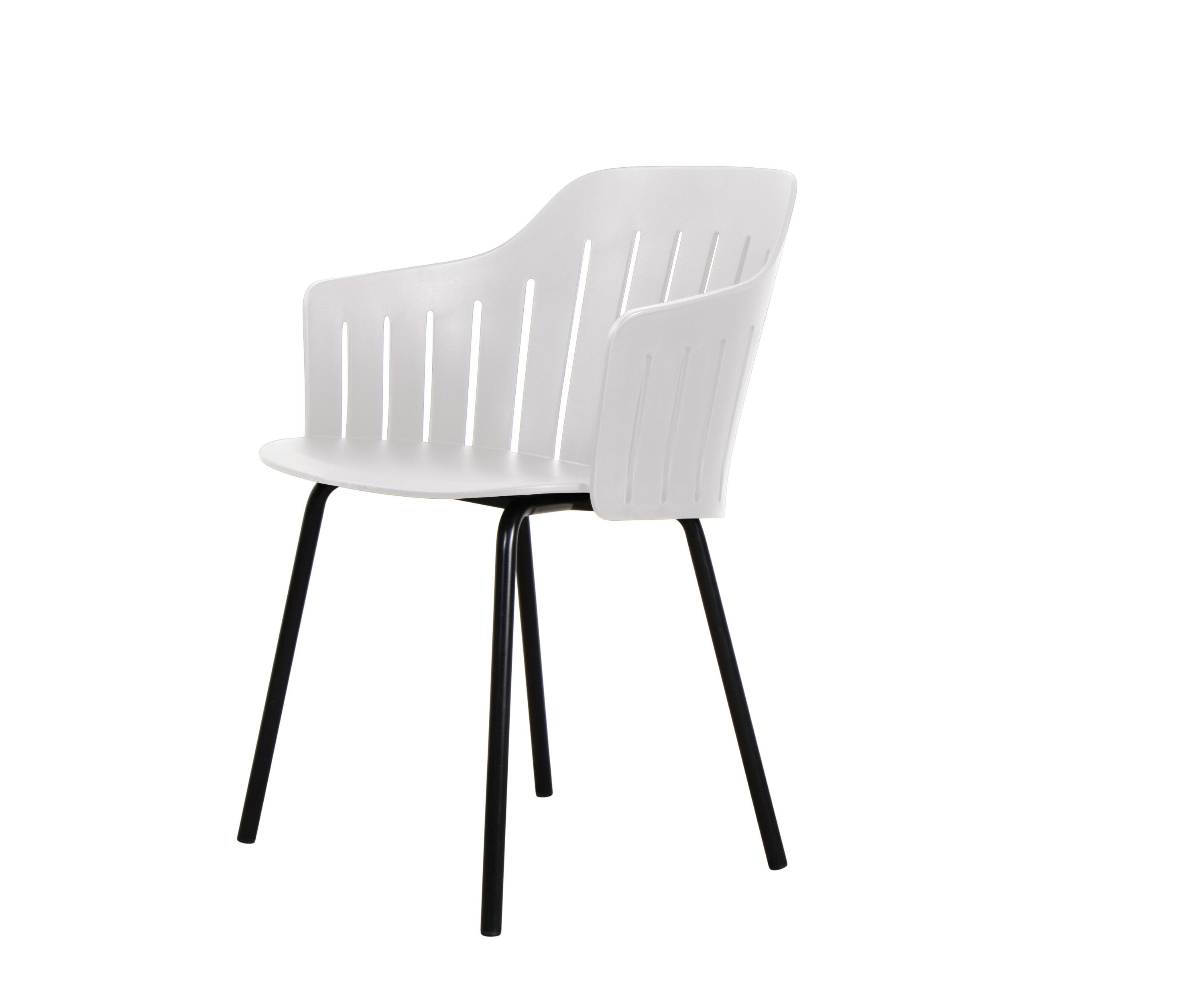 Choice Outdoor Stuhl Stahlgestell 4 Beine Weiß Cane-Line 