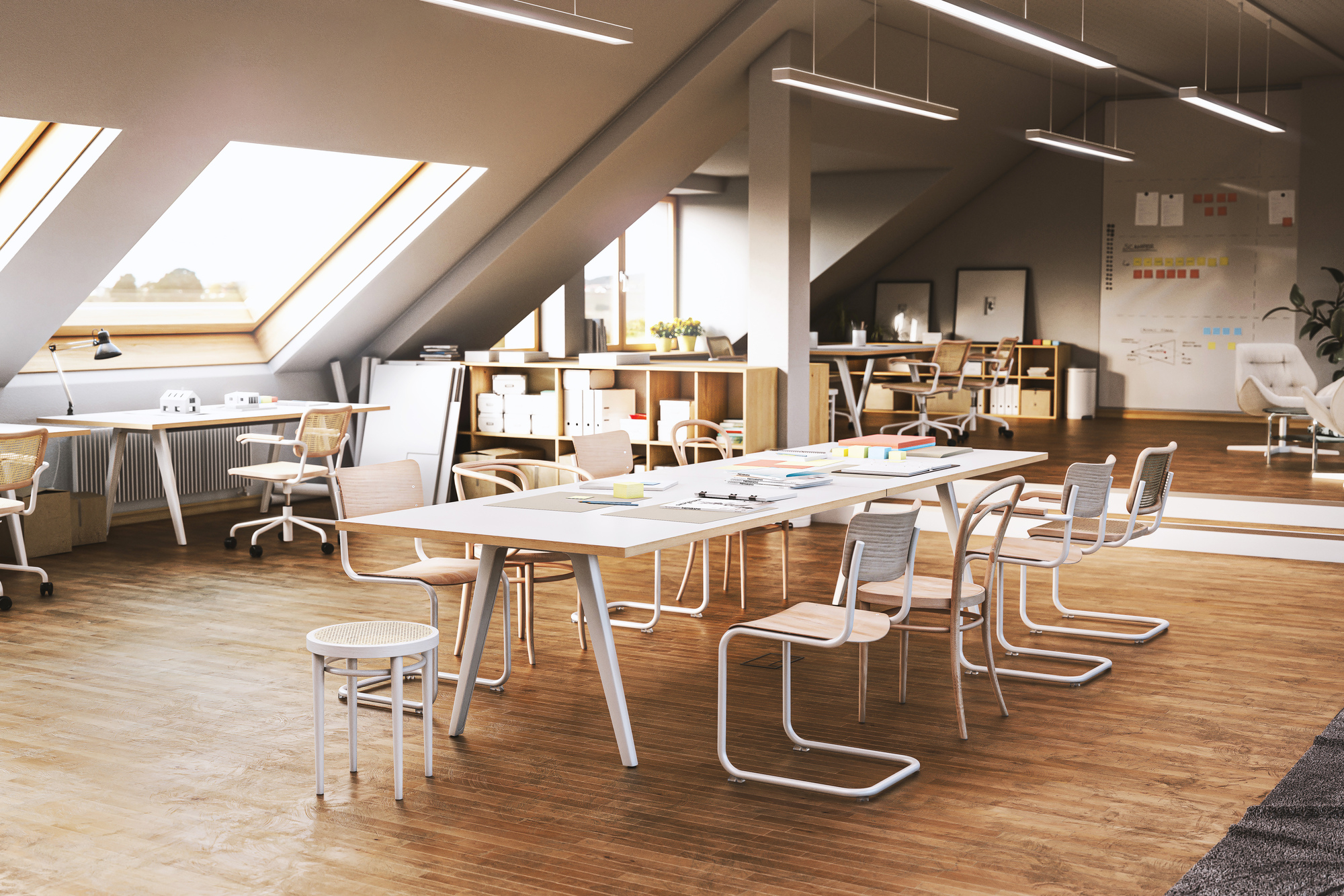 S 43 PV Stahlrohr Klassiker Freischwinger Thonet
