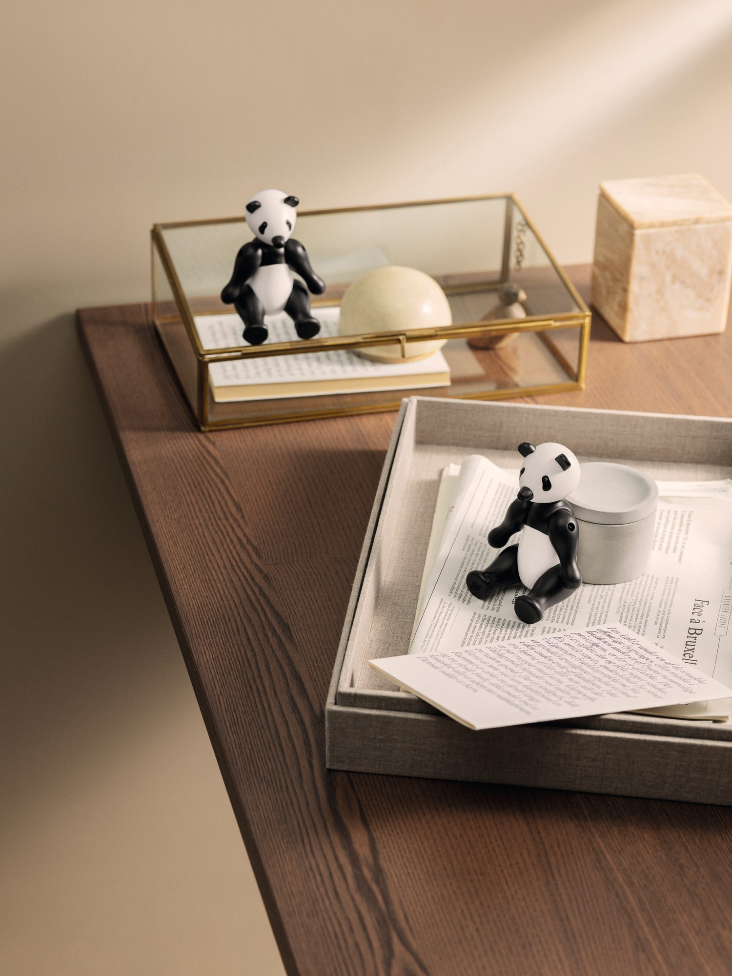 Panda klein Holzfigur Kay Bojesen EINZELSTÜCK