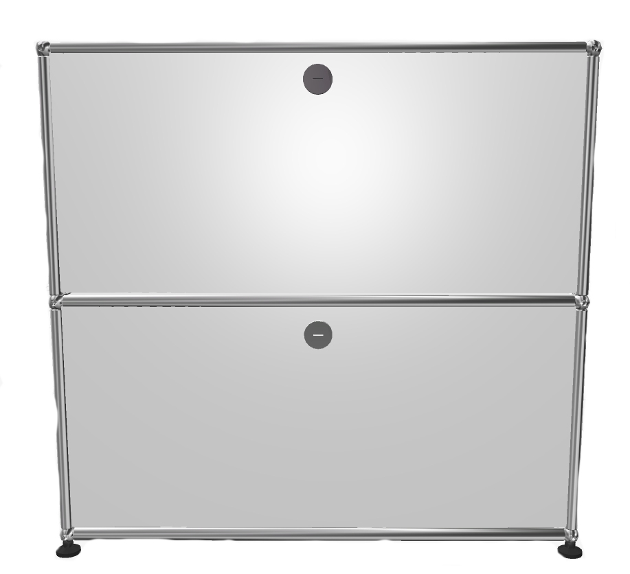 USM Haller Sideboard 2 Schubladen Reinweiß - FAST DELIVERY
