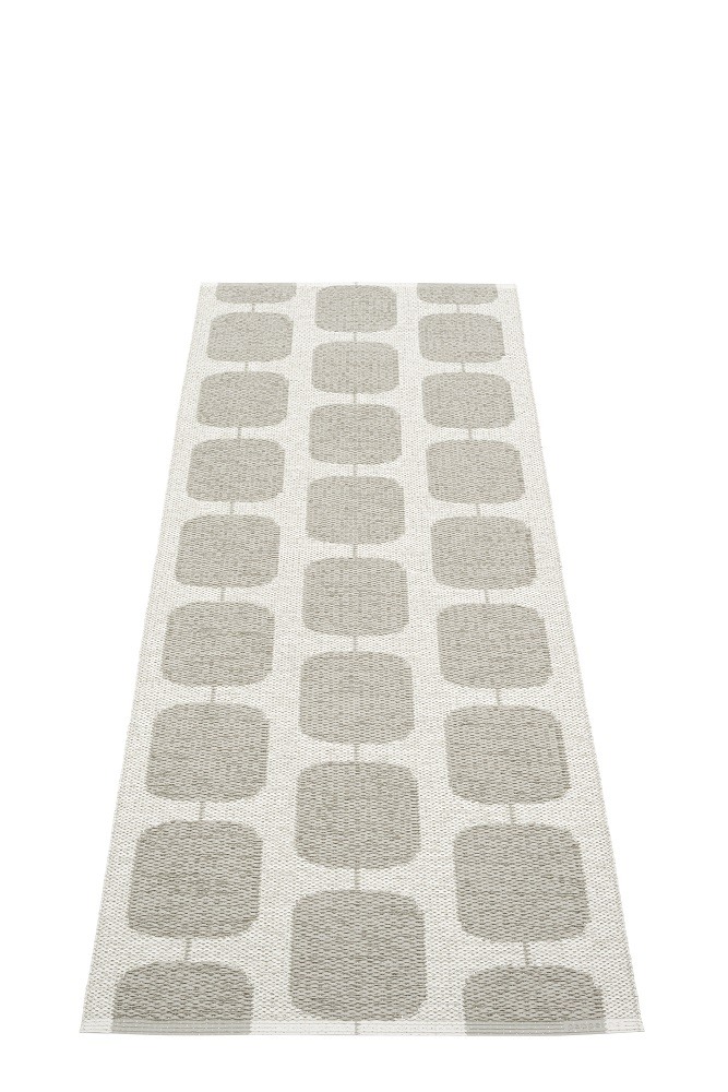Sten Kunststoffteppich 70x200 cm Pappelina Warm grau