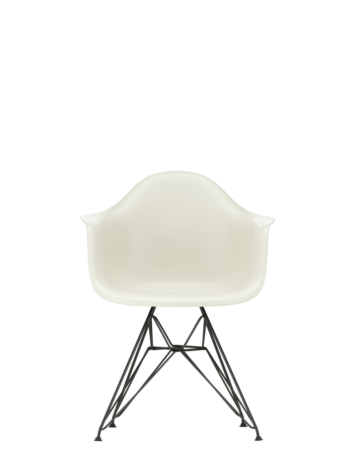 Eames Plastic Arm Chair DAR Stuhl Vitra Schwarz - Meerblau