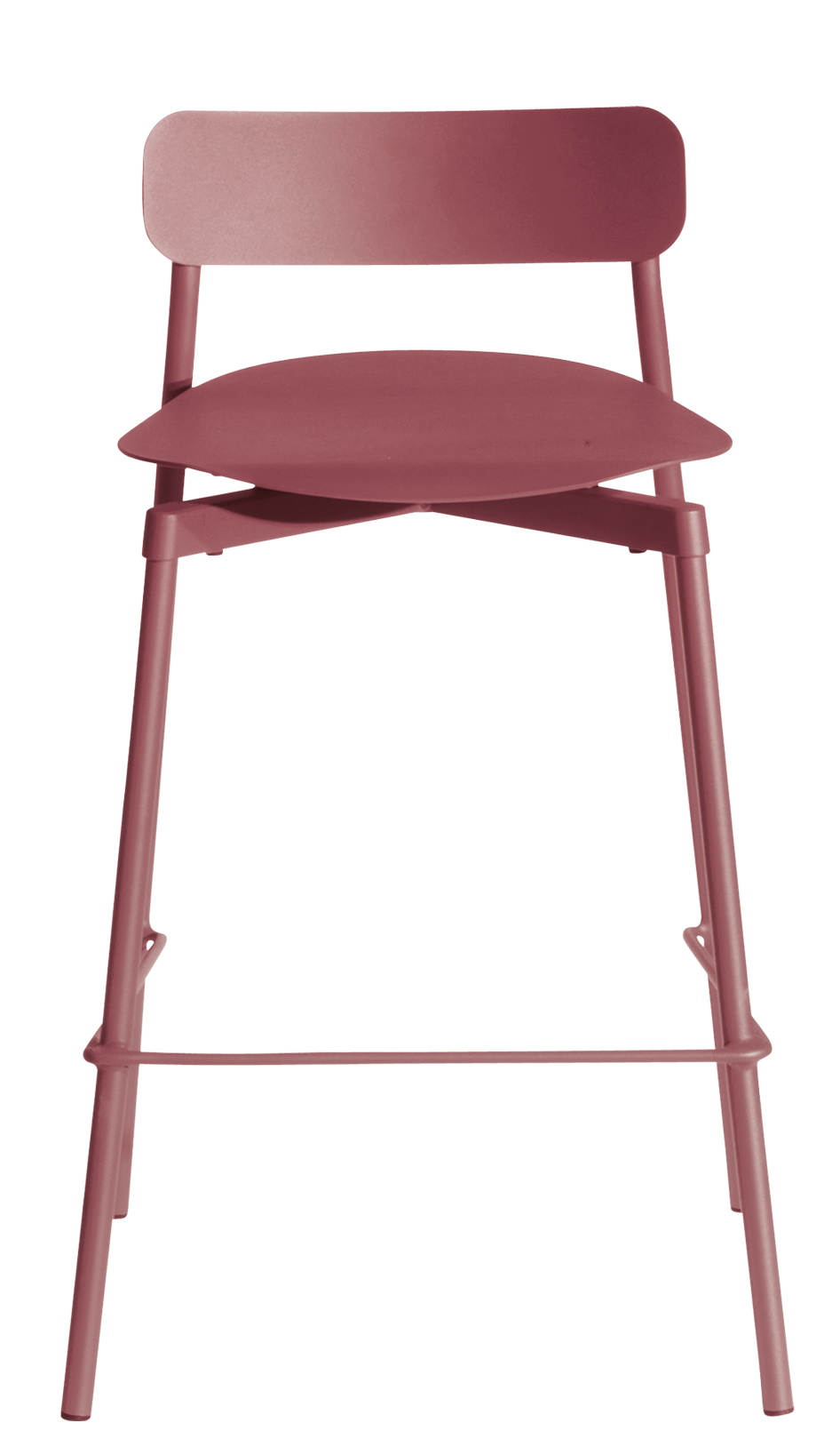 Fromme Barstool Barhocker H 75 cm Petite Friture Braunrot