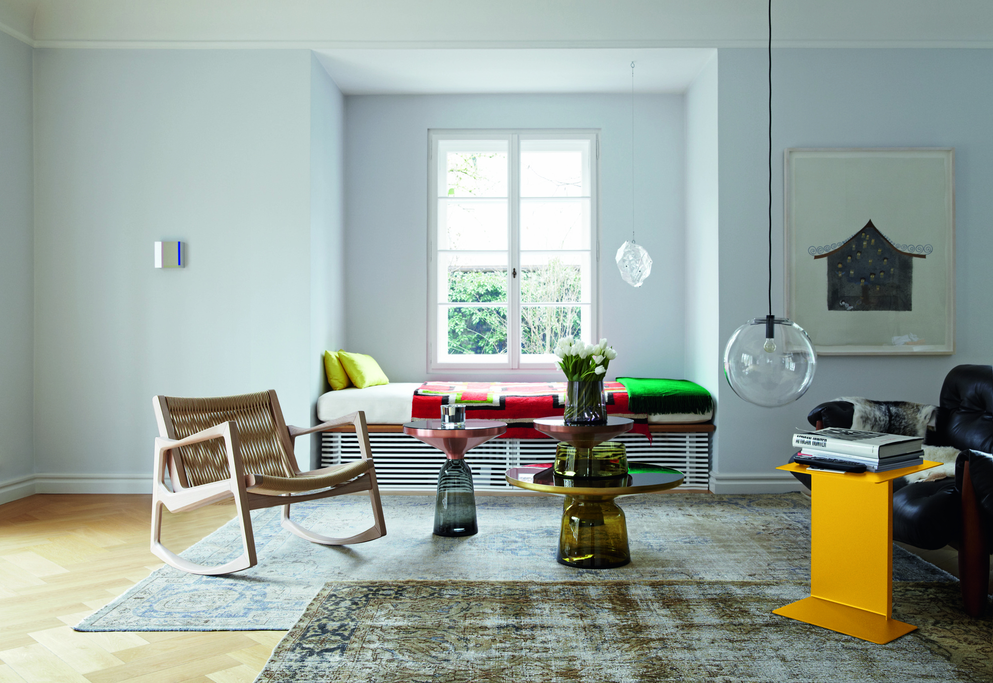 Bell Coffee Table Couchtisch Messing Olivgrün ClassiCon