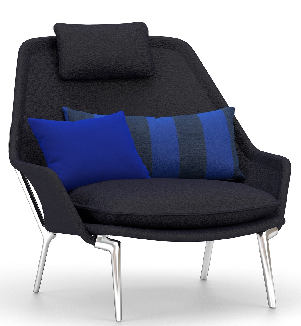 Slow Chair Sessel Stoff Vitra 