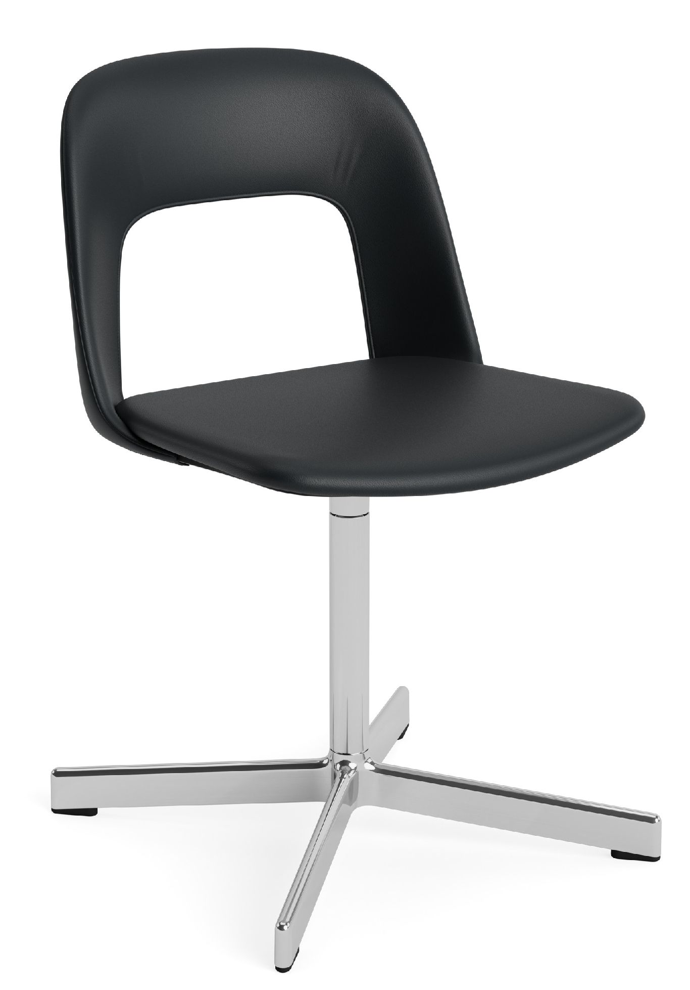 Layout Side Chair 134 4-Stern Drehfuß Stuhl Hay