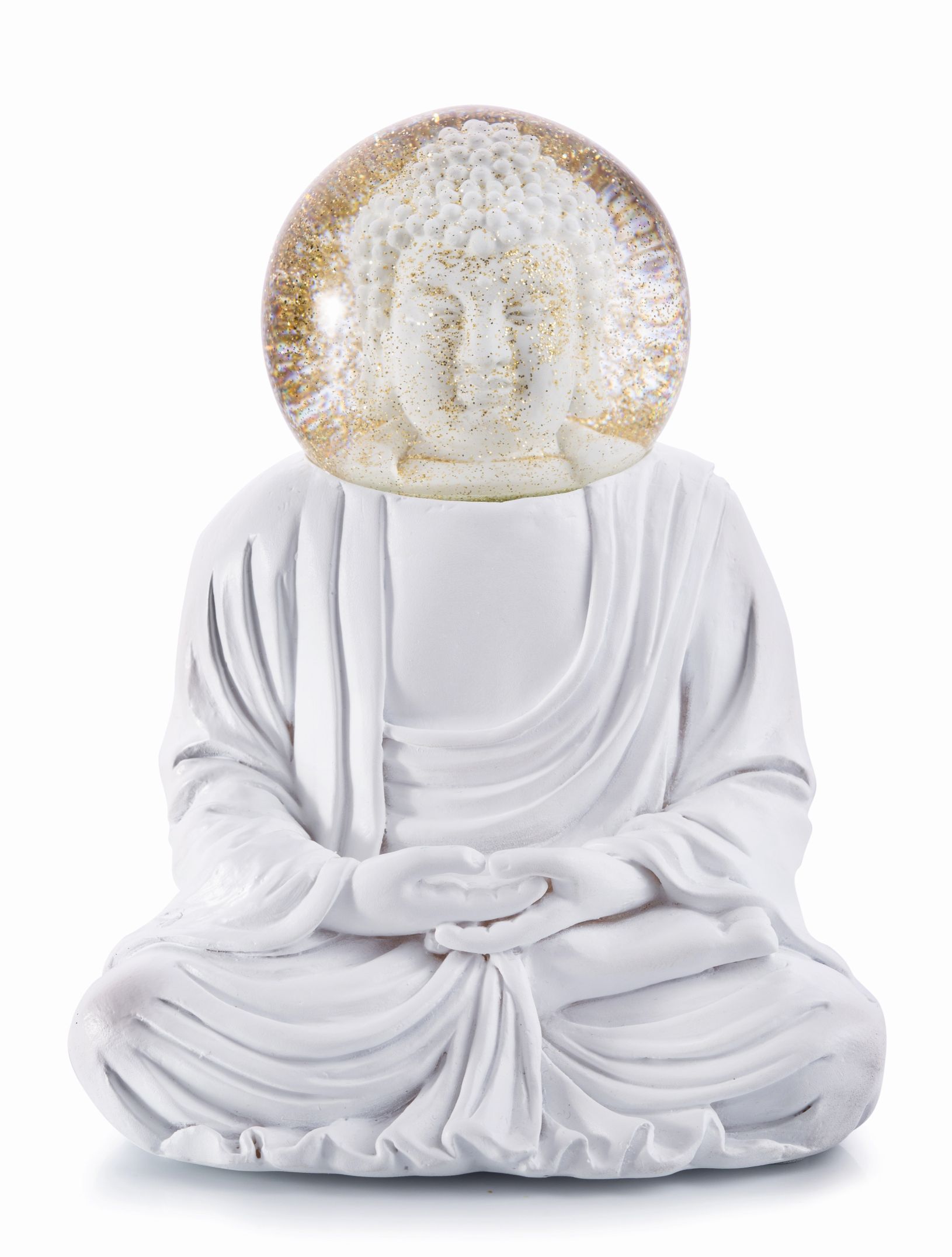 Summerglobes The White Buddha Glitzerkugel Donkey EINZELSTÜCK