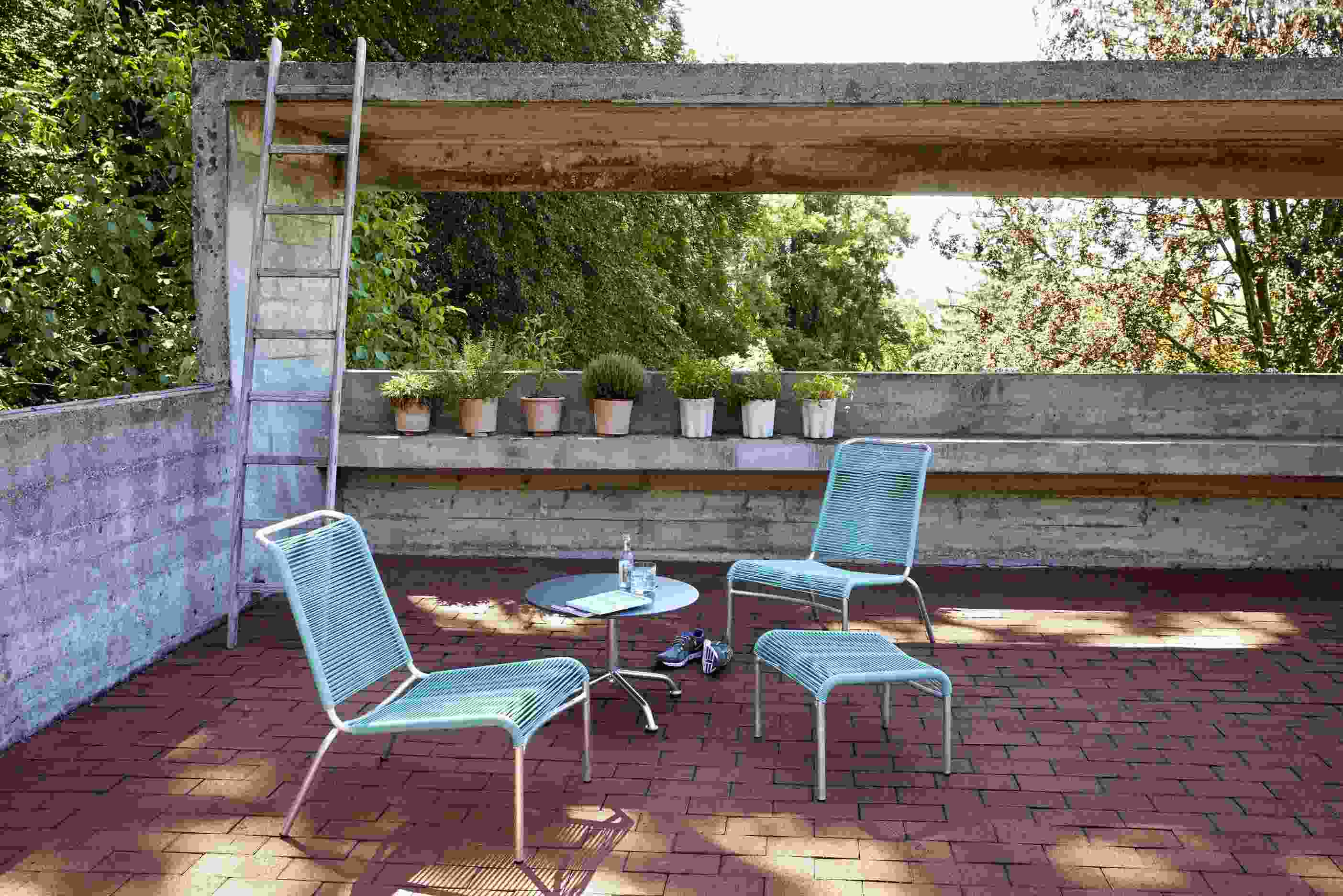 Altorfer Lounge Hocker Outdoor Embru 