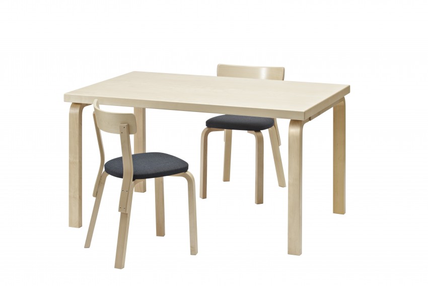 82B Tisch Laminat weiß Artek