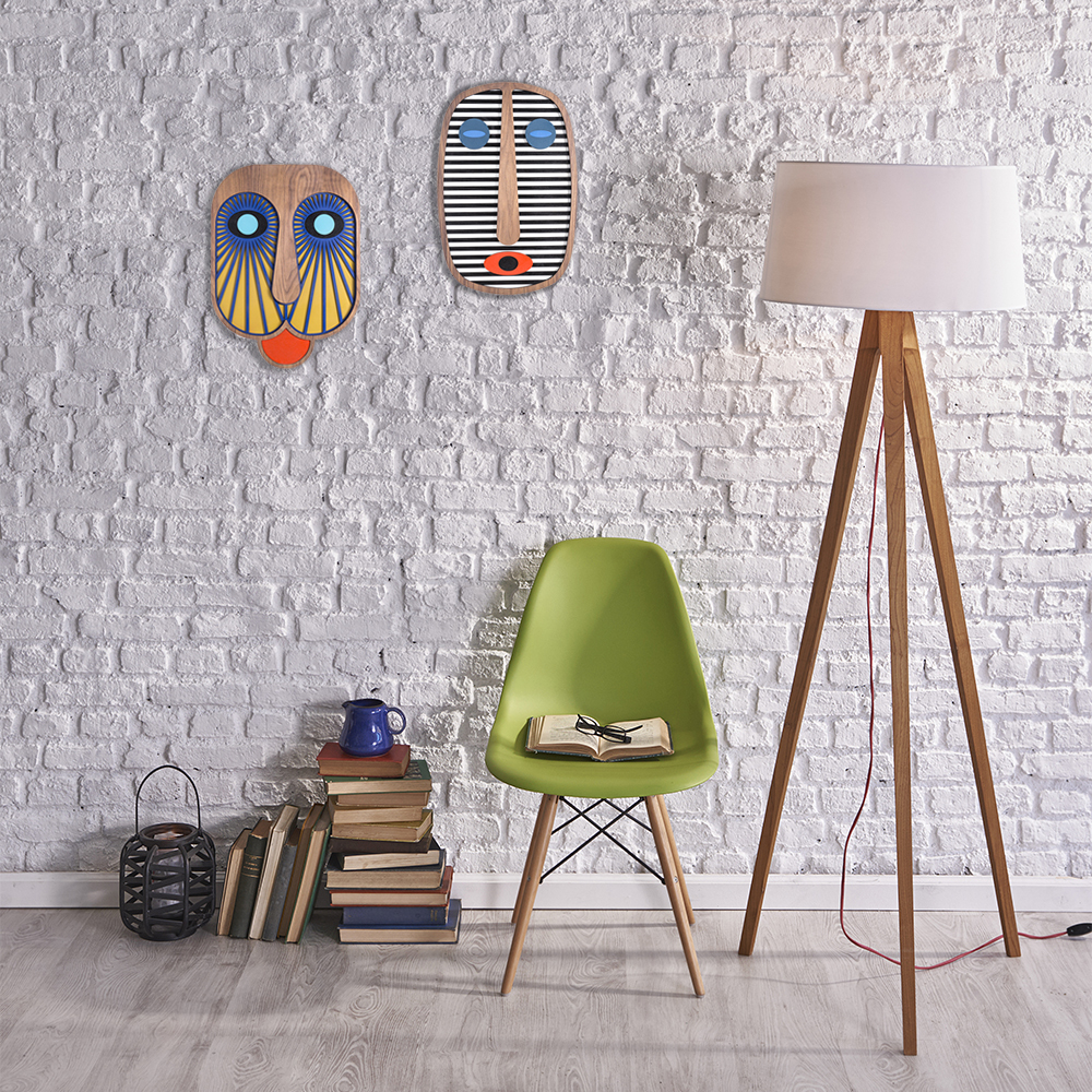 Modern African Mask #1 Medium Wandschmuck Umasqu EINZELSTÜCK
