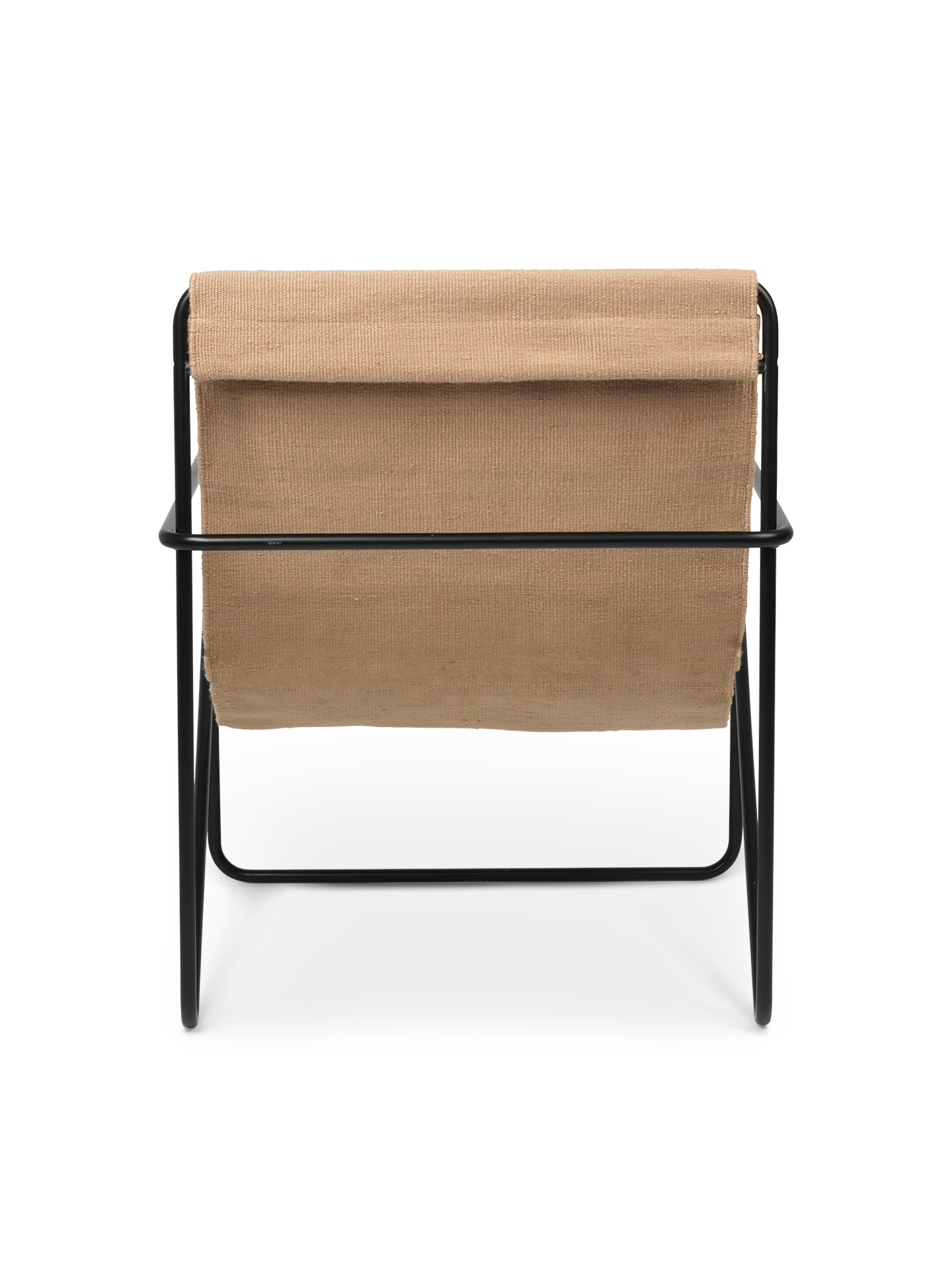 Desert Chair Loungesessel Schwarz / Solid Ferm Living