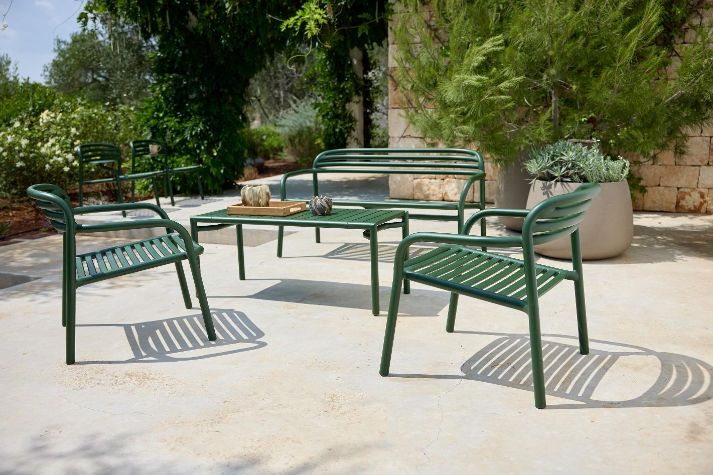 Soil Planter Round Medium Rund Pflanzgefäß Outdoor Cane-Line