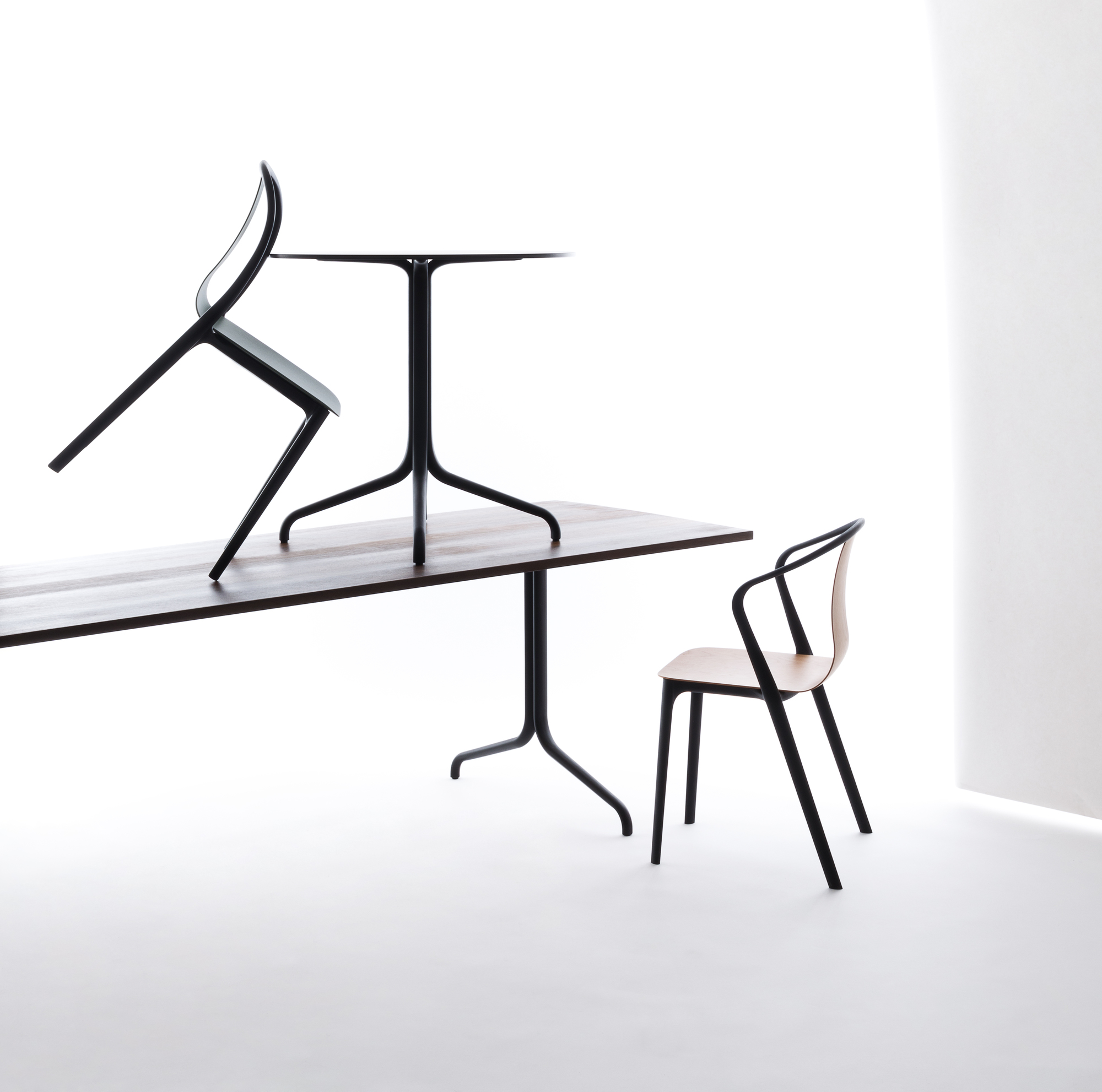 Belleville Chair Plastic Stuhl Vitra