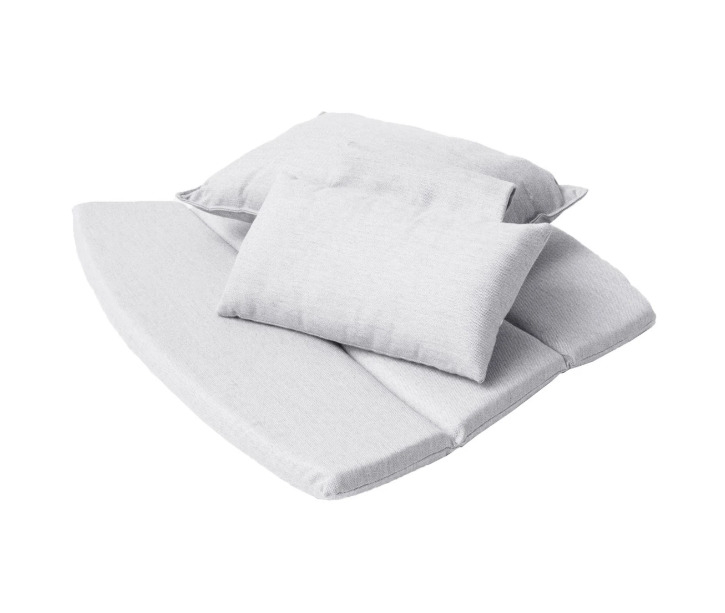 Breeze Kissensatz für Outdoor Highbacksessel Cane-Line hellgrau