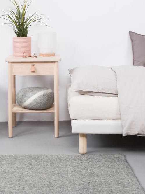 Mono Rechteckig Filzteppich 180 x 260 cm myfelt Carl (grau meliert)