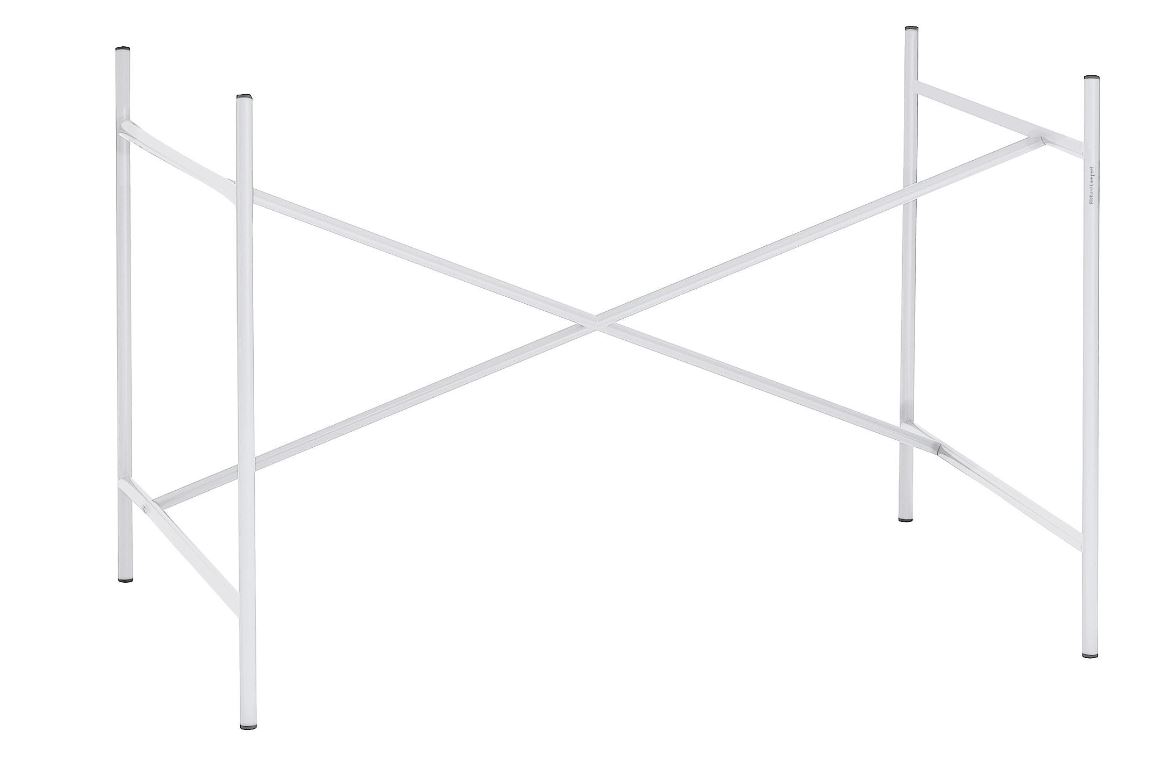 Eiermann 1 Tischgestell Richard Lampert Kreuzstreben mittig RAL Weiß 9010 B 110 x H 66 x T 66 cm