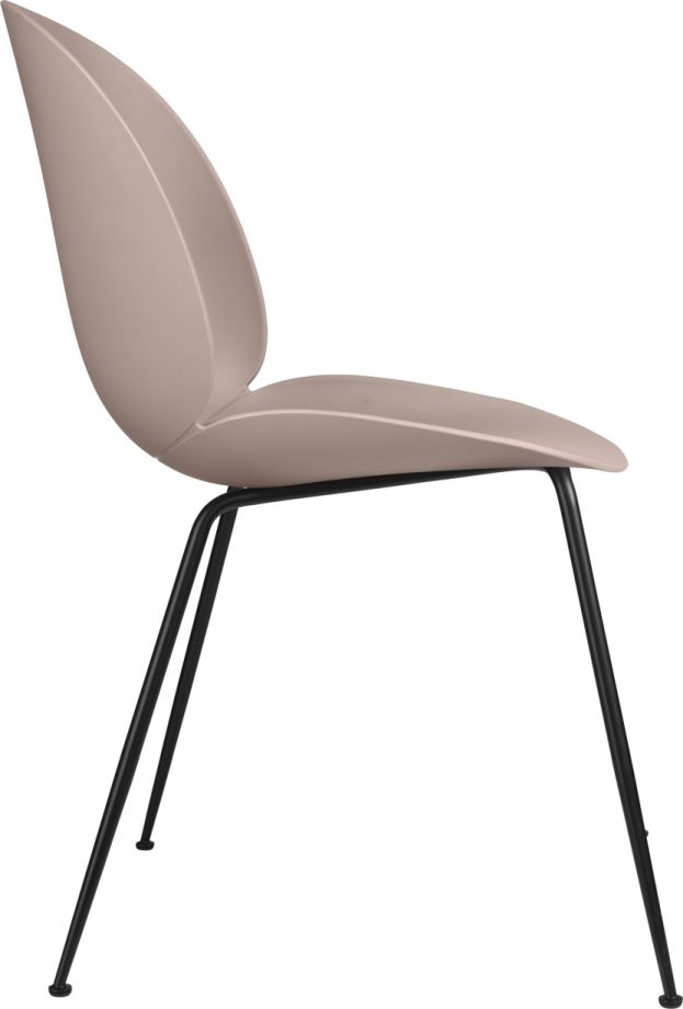 Beetle Chair Esszimmerstuhl Ungepolstert Konisches Gestell Gubi
