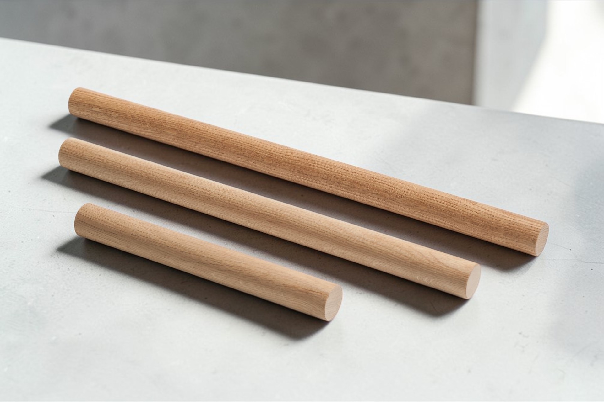 Teigrolle Eichenholz 50 cm Side by Side