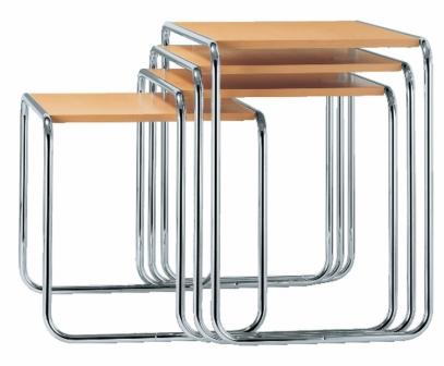 Set B 9 Beistelltische Thonet