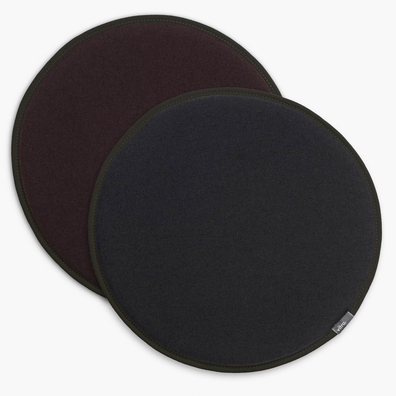 Seat Dot Sitzkissen Vitra-dunkelgrau-nero / kastanie-nero EINZELSTÜCK