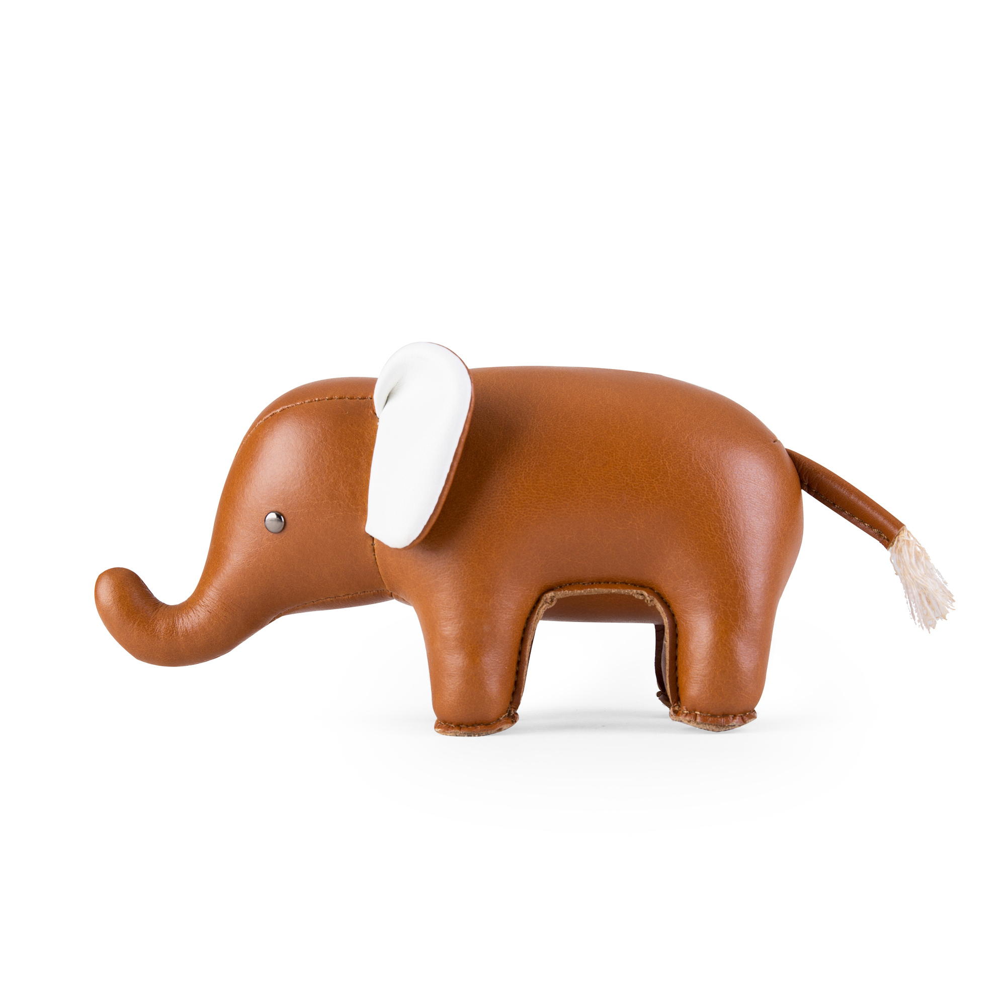 Briefbeschwerer Classic Elefant Tan/Weiß Züny