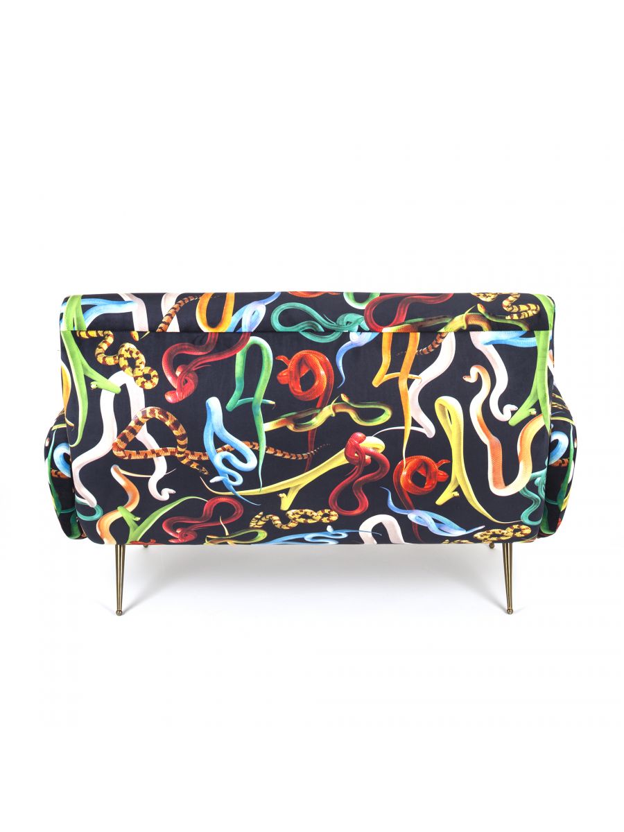 Toiletpaper 2-Sitzer-Sofa Snakes Seletti