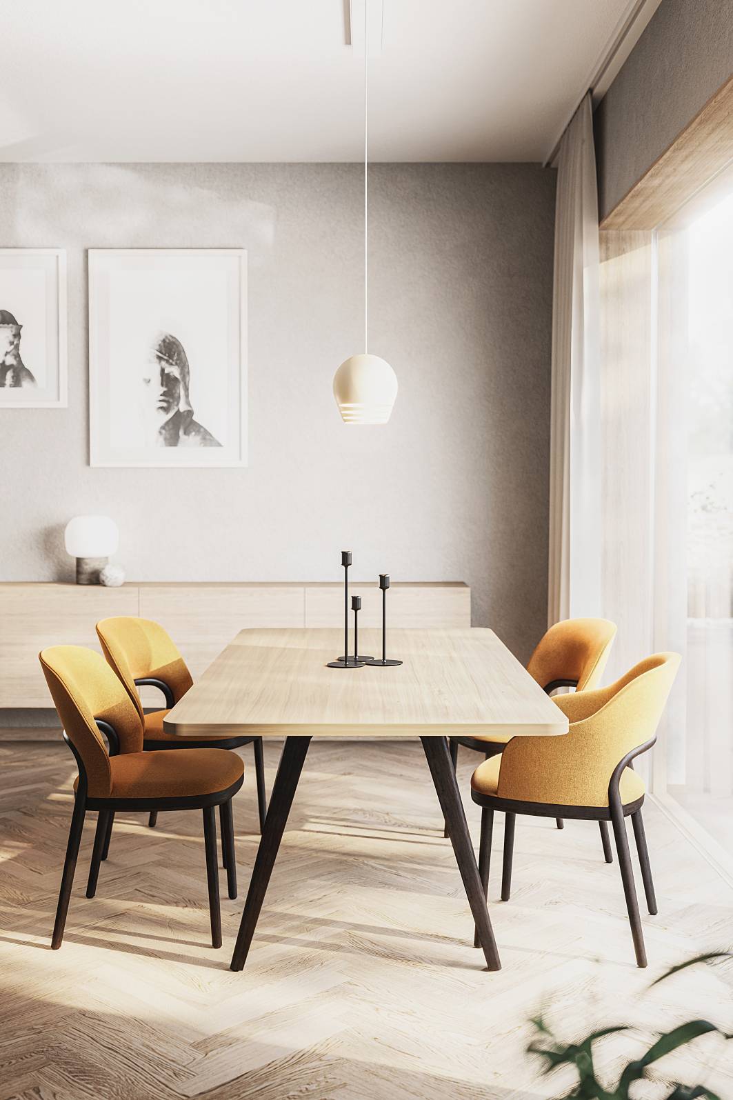 520 PF Polsterstuhl Thonet