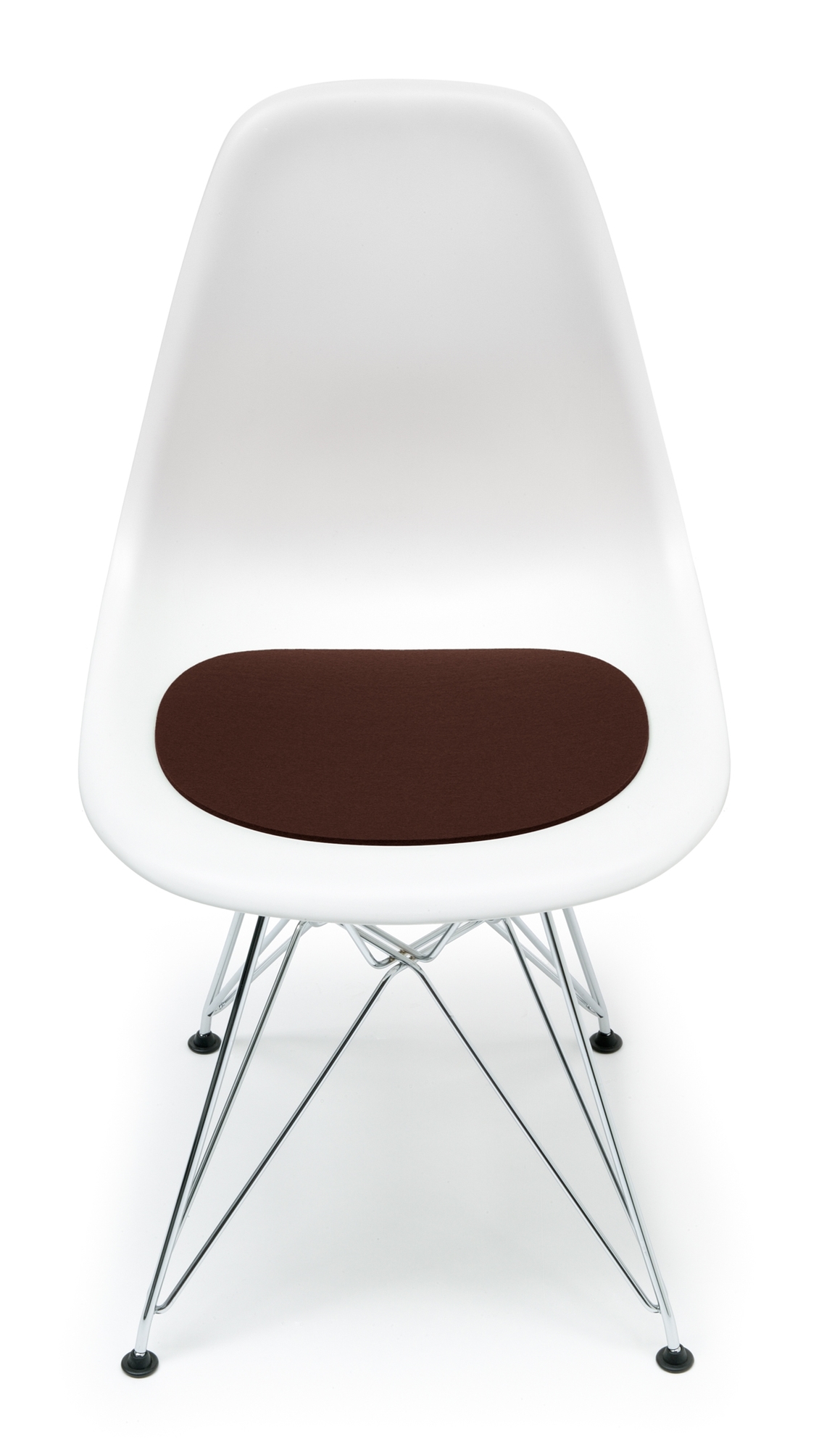 Sitzauflage-Filzauflage Eames Plastic Side Chairs DSR / DSW Schoko Hey Sign