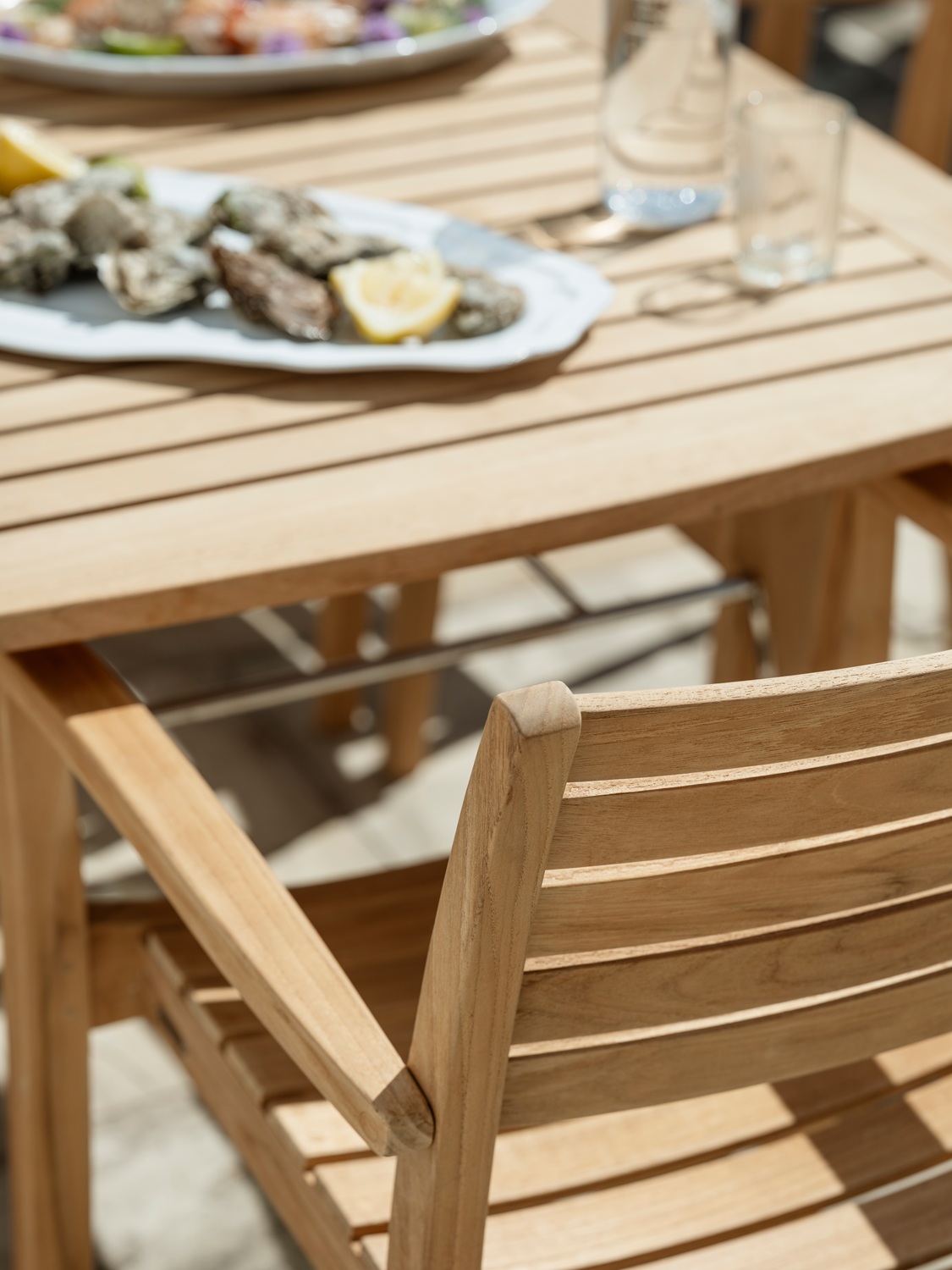 Ballare Table 4-Sitzer Tisch Outdoor Skagerak by Fritz Hansen