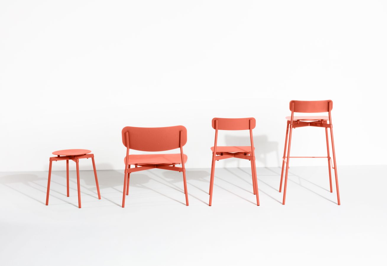 Fromme Chair Stuhl Petite Friture Coral
