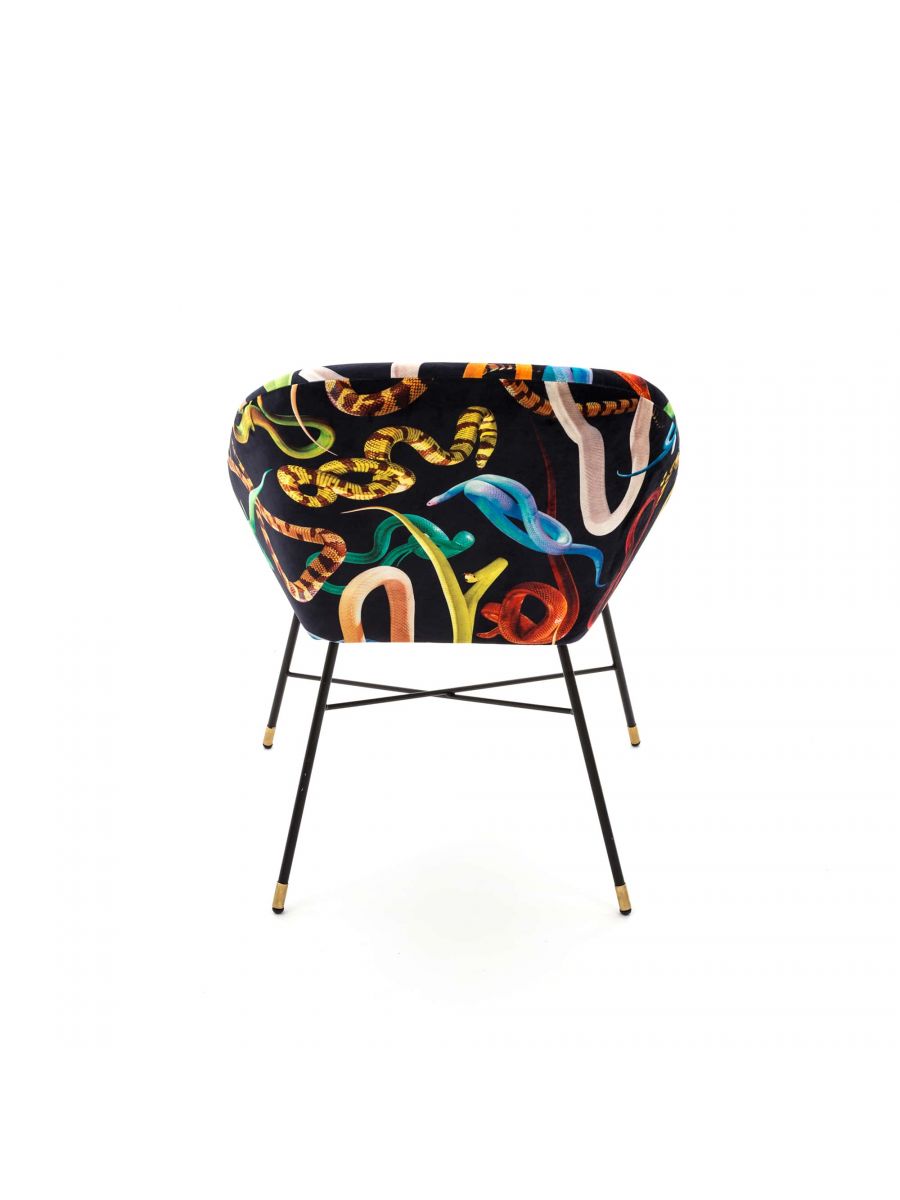 Toiletpaper Polsterstuhl Snakes Seletti  