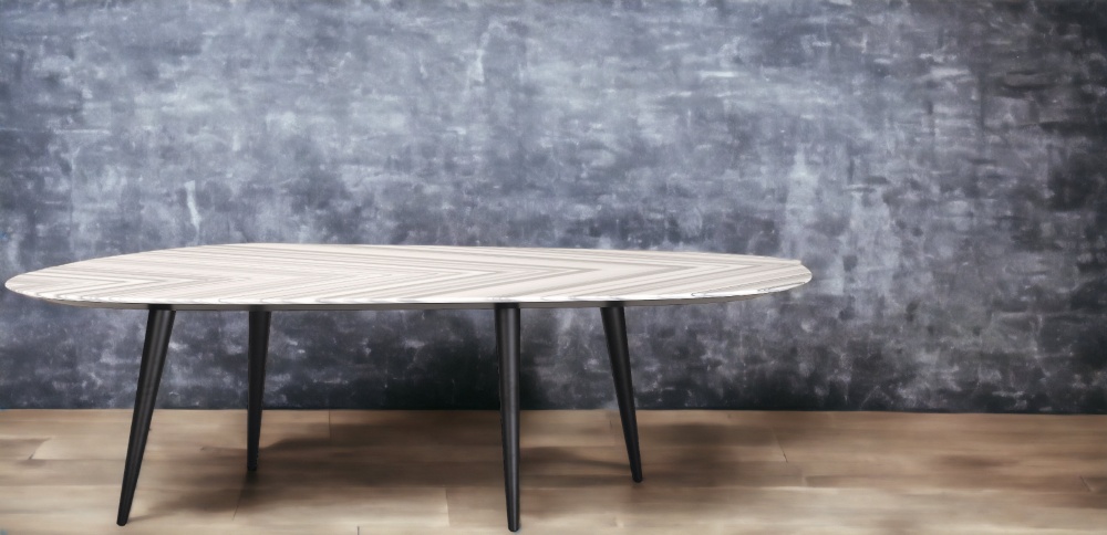 2318 Tweed Marble Esstisch B 250 cm Zanotta