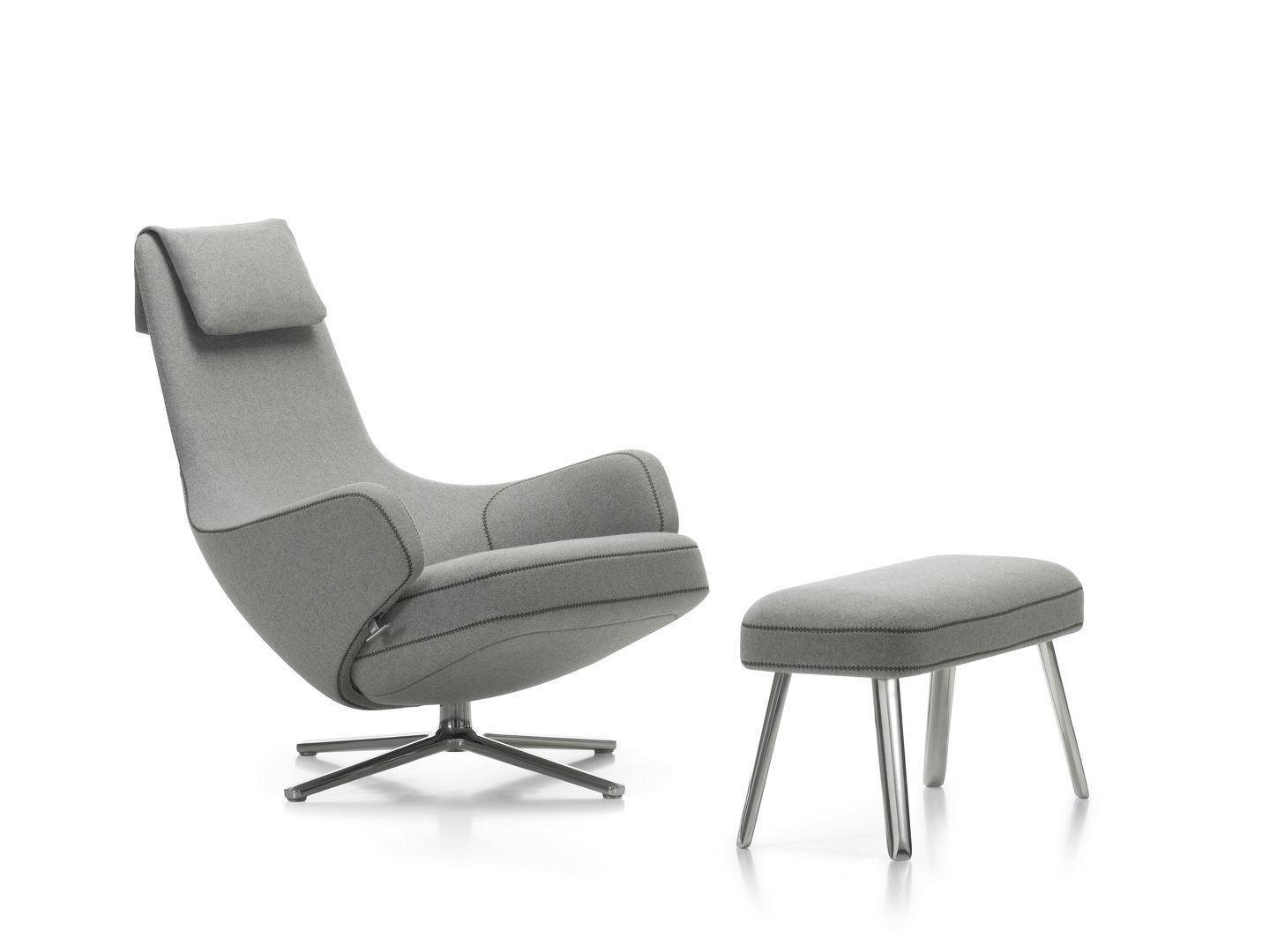Repos Sessel + Panchina B 75 cm Vitra
