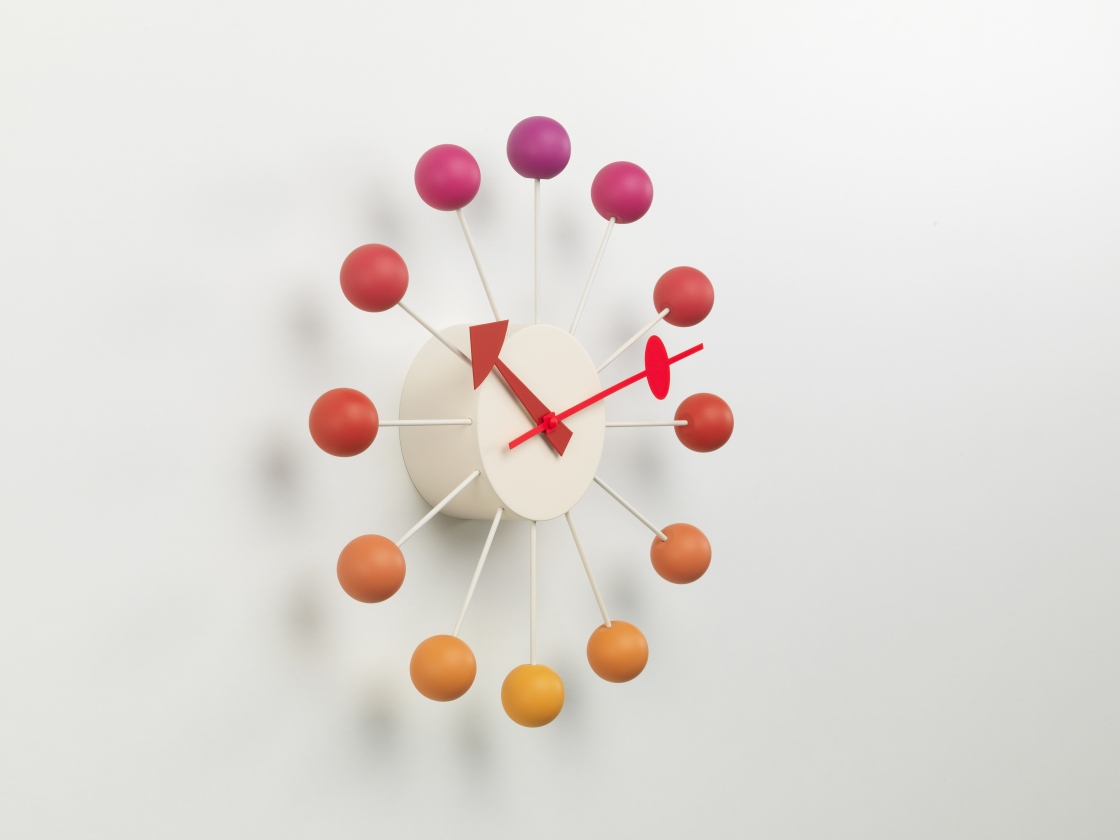 Ball Clock Wanduhr Sunset Vitra LIMITED EDITION 