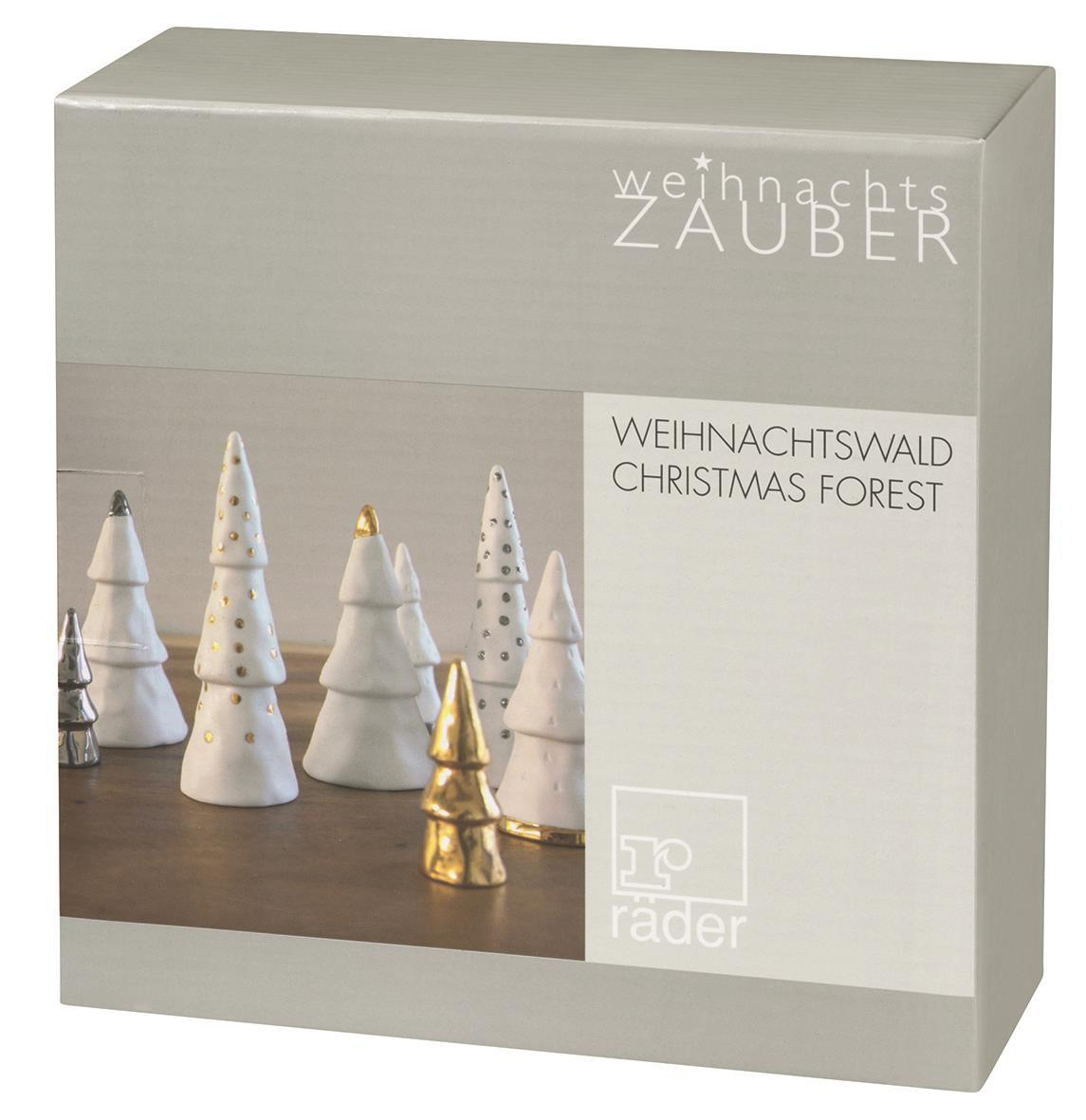 Winterzeit Weihnachtswald Set silber Räder