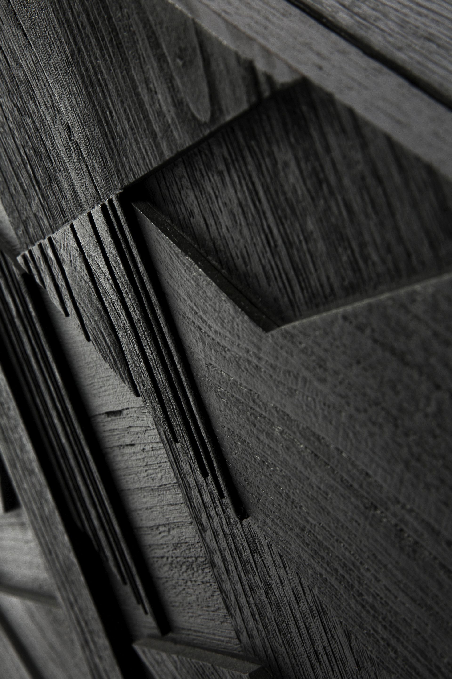 Graphic Teak Anrichte schwarz Ethnicraft