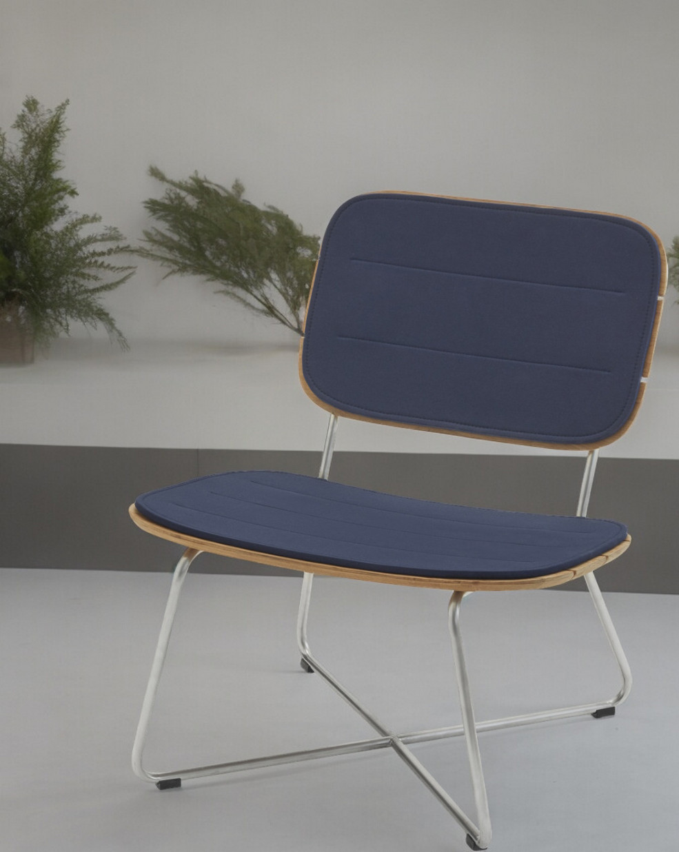 Lilium Lounge Chair Stuhl Sitzkissen Cushion Outdoor Skagerak by Fritz Hansen Weiß