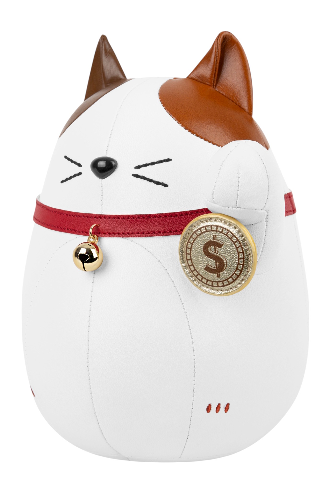 Buchstütze Lucky Cat Fu Tan / Weiß Züny Buchstütze Lucky Cat Fu Tan / Weiß Züny