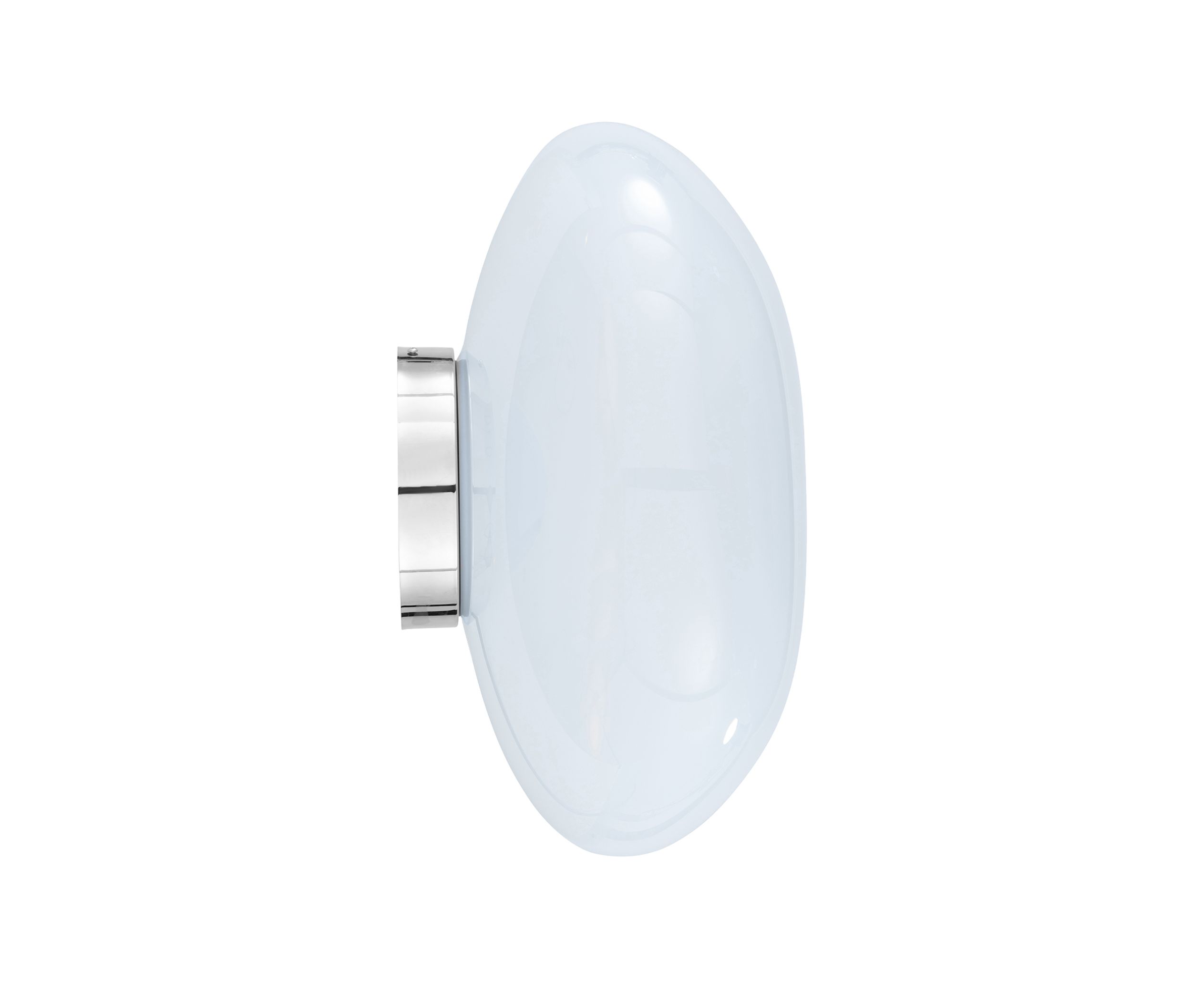 Melt Surface LED-Wandleuchte Opal - Silber Tom Dixon
