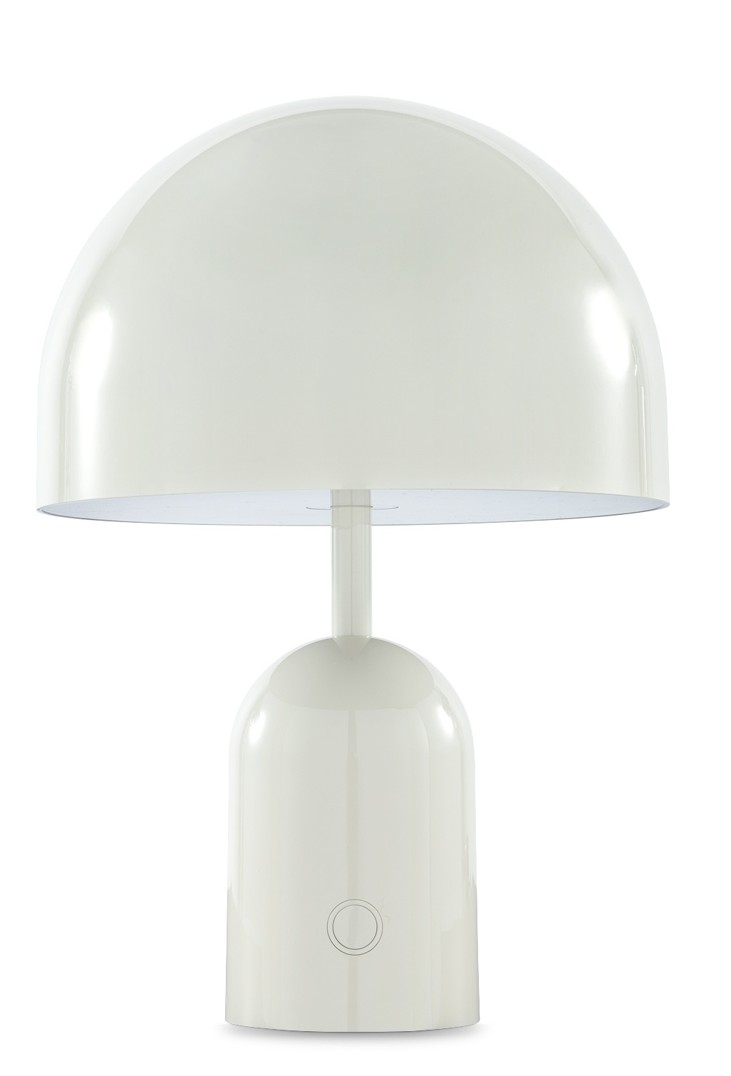 Bell Portable LED Table lamp Akkuleuchte / Tischleuchte Tom Dixon Hellgrau Hellgraue Bell Portable LED Tischleuchte von Tom Dixon, Akkuleuchte für Innen und Außen.