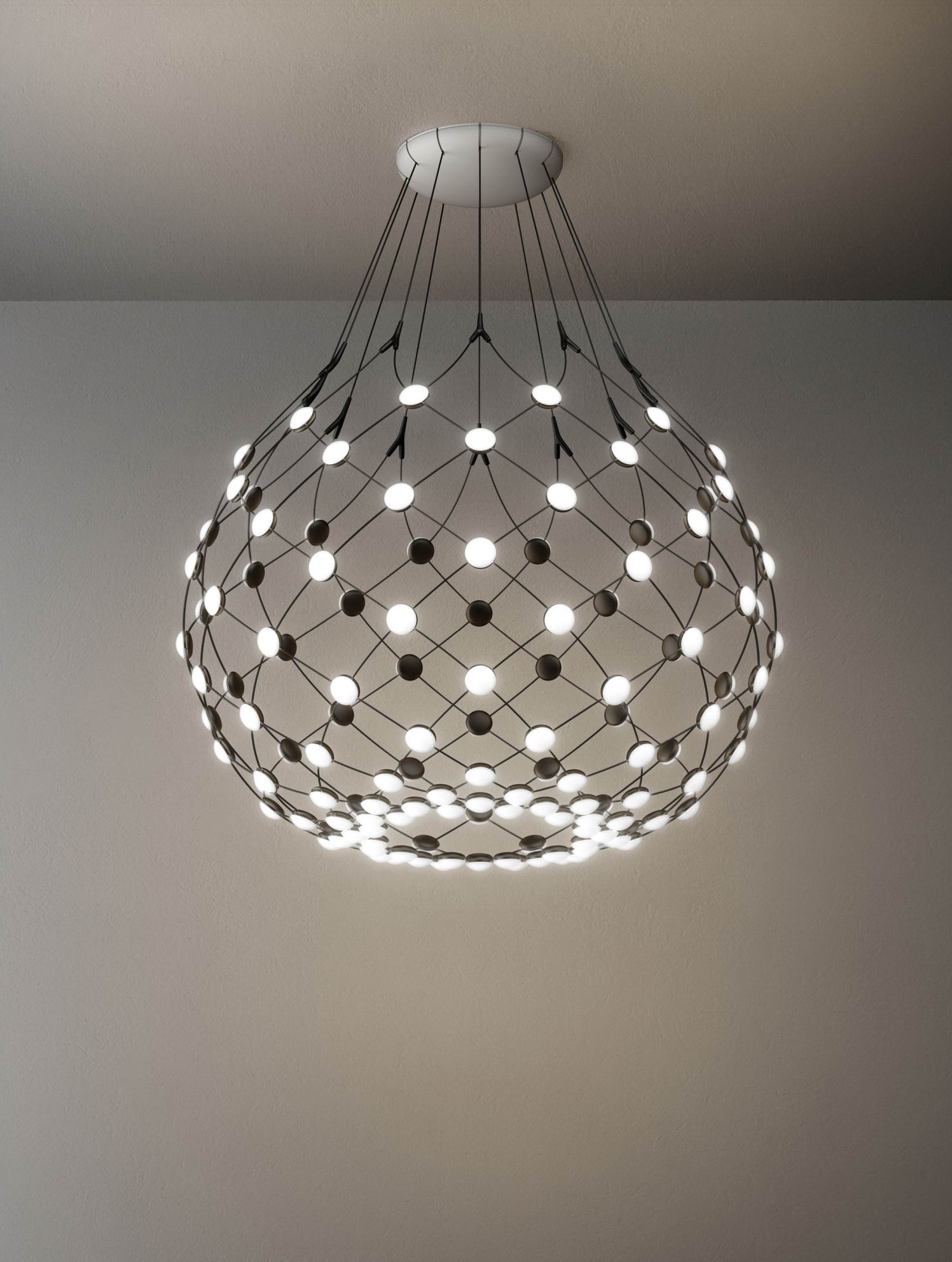 D86 Mesh Deckenleuchte Ø80cm - Kabel 1m Luceplan