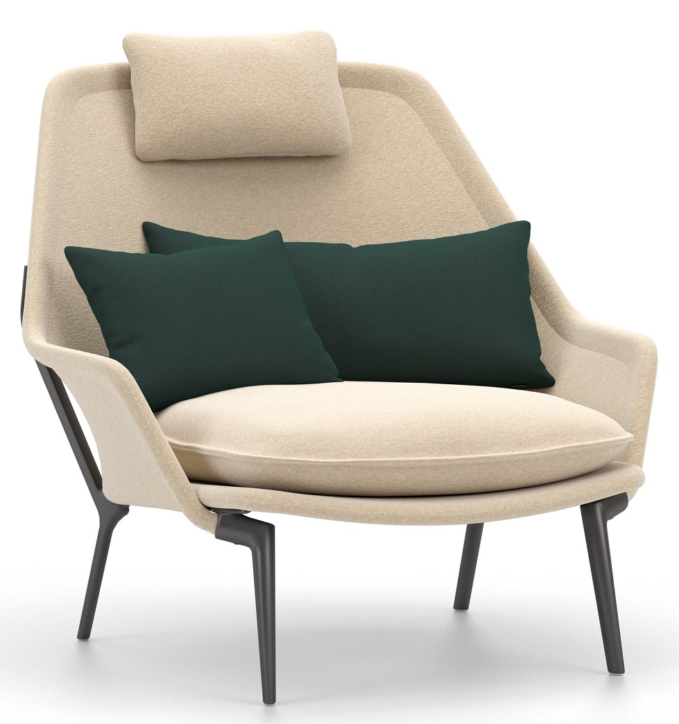 Slow Chair Sessel Stoff Vitra 