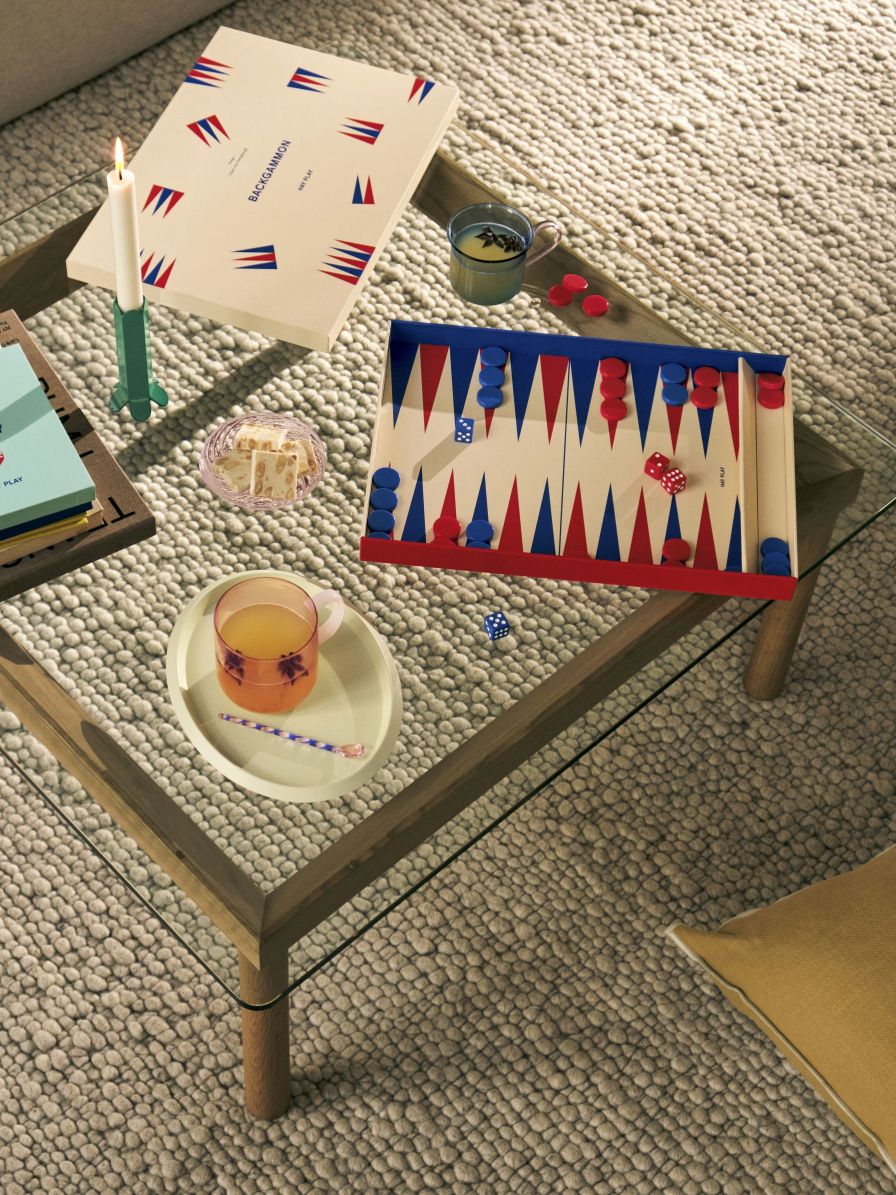 Play Backgammon Off-white Hay EINZELSTÜCK