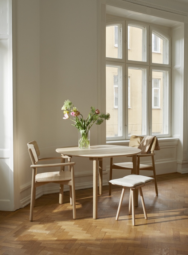 Hven Tisch Ø 110 x H 73 cm Skagerak by Fritz Hansen