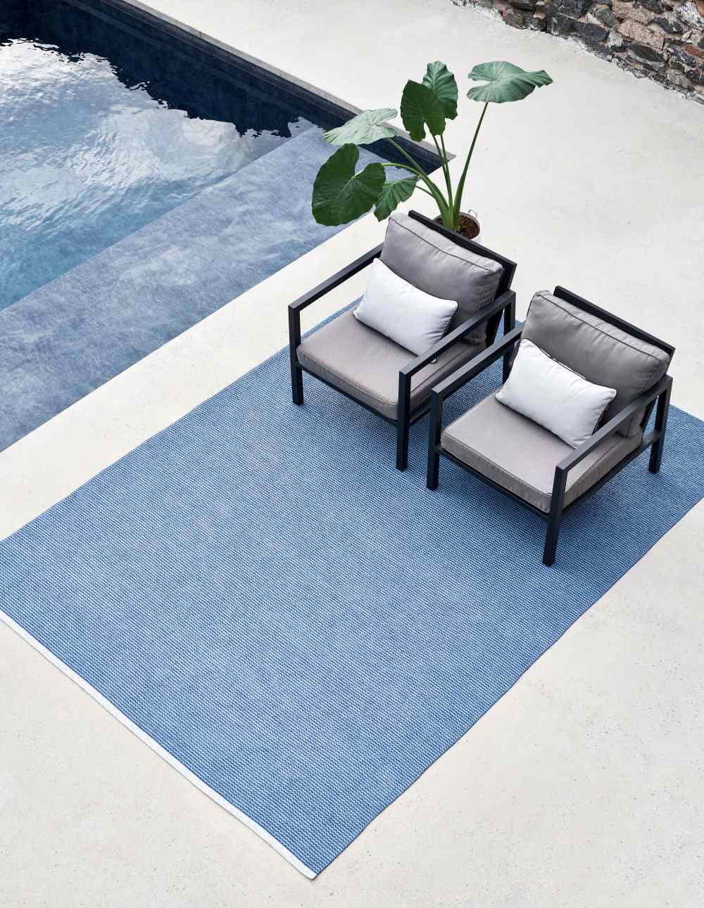 Mono Kunststoffteppich 230x320 cm Pappelina Fossil grau - Warm grau